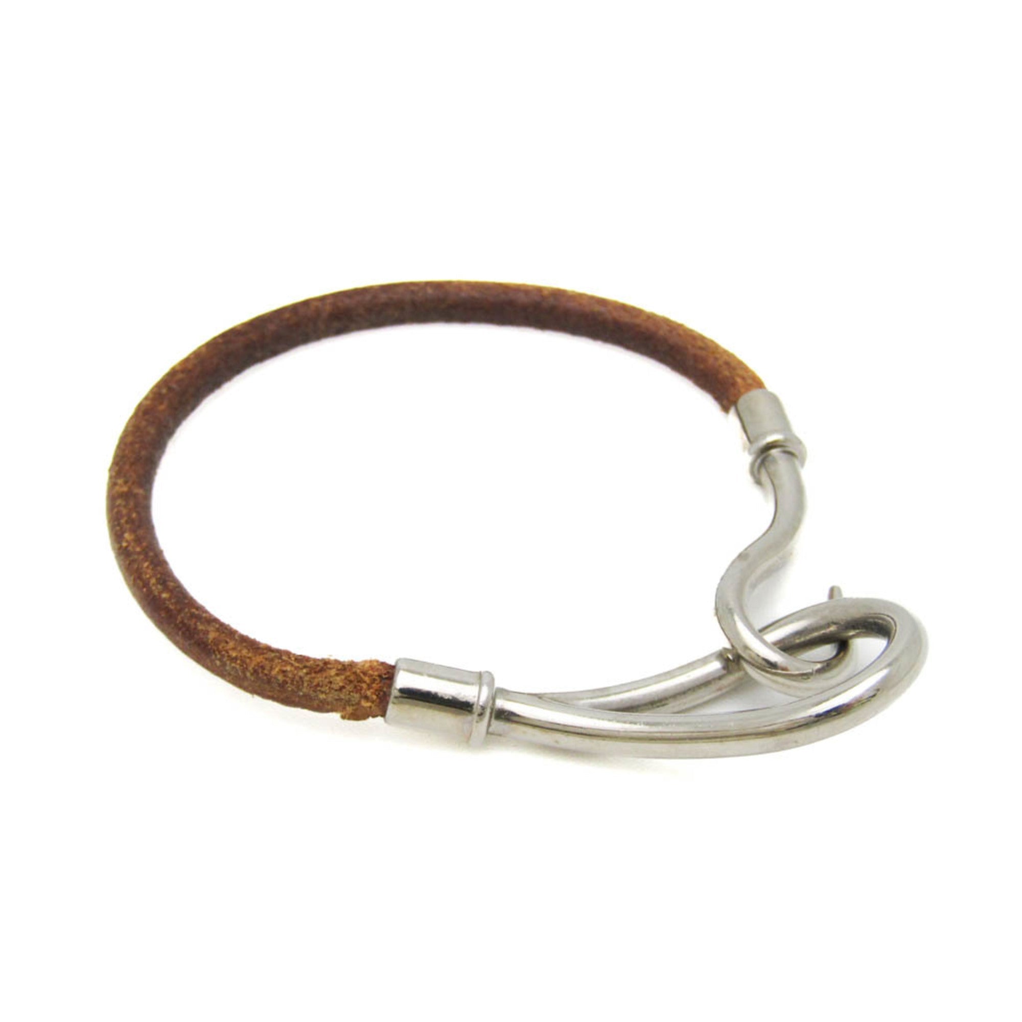 Jumbo Bracelet Leather and Metal