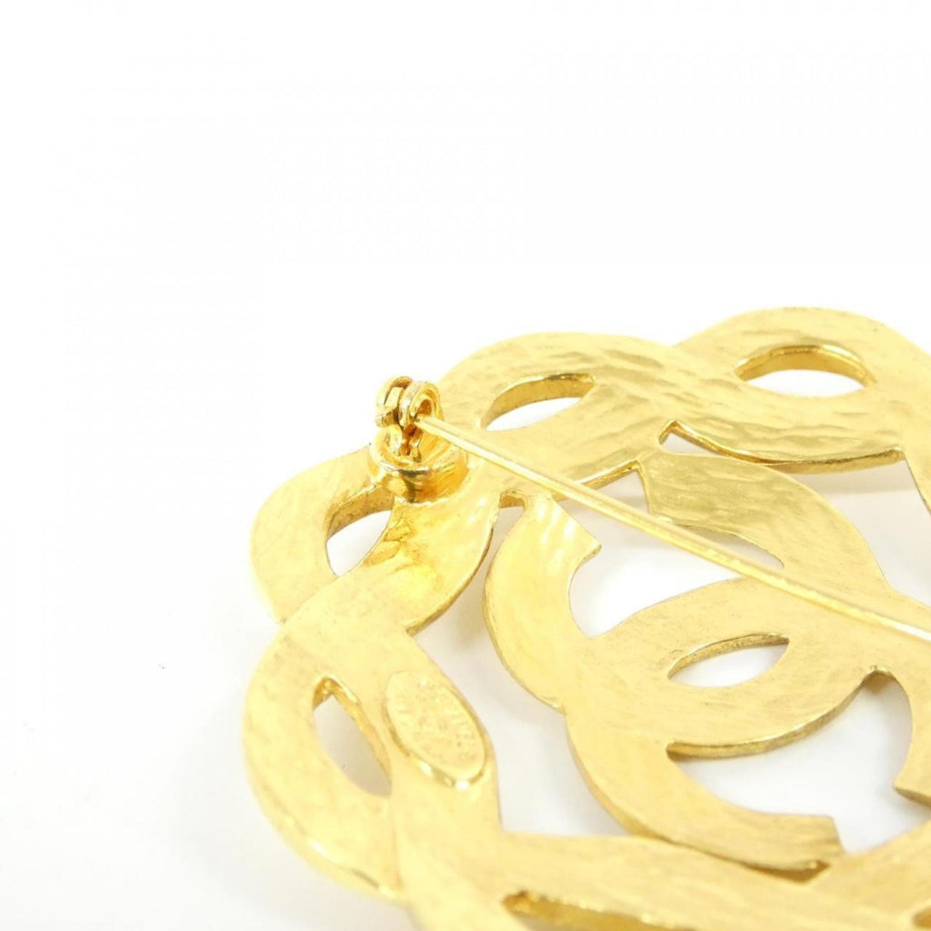 Brooch Gold-Tone Metal