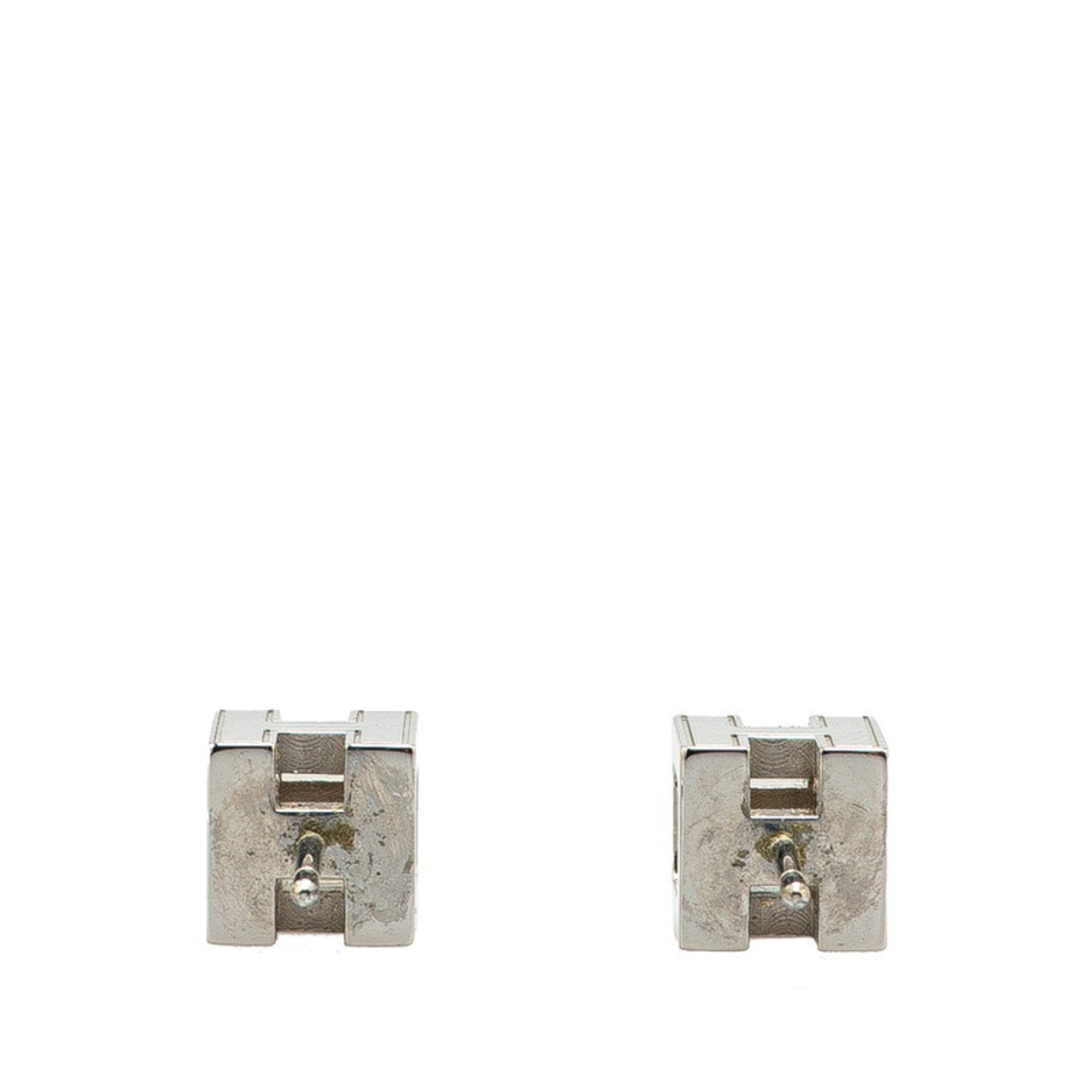 Earrings Stud Silver-Tone Metal