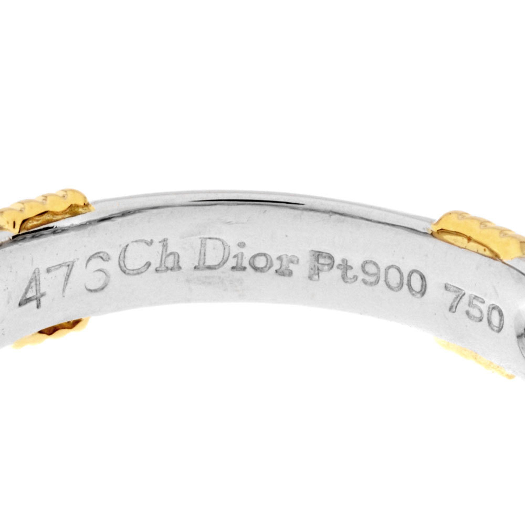 Ring Platinum and 18K Yellow Gold with Diamond