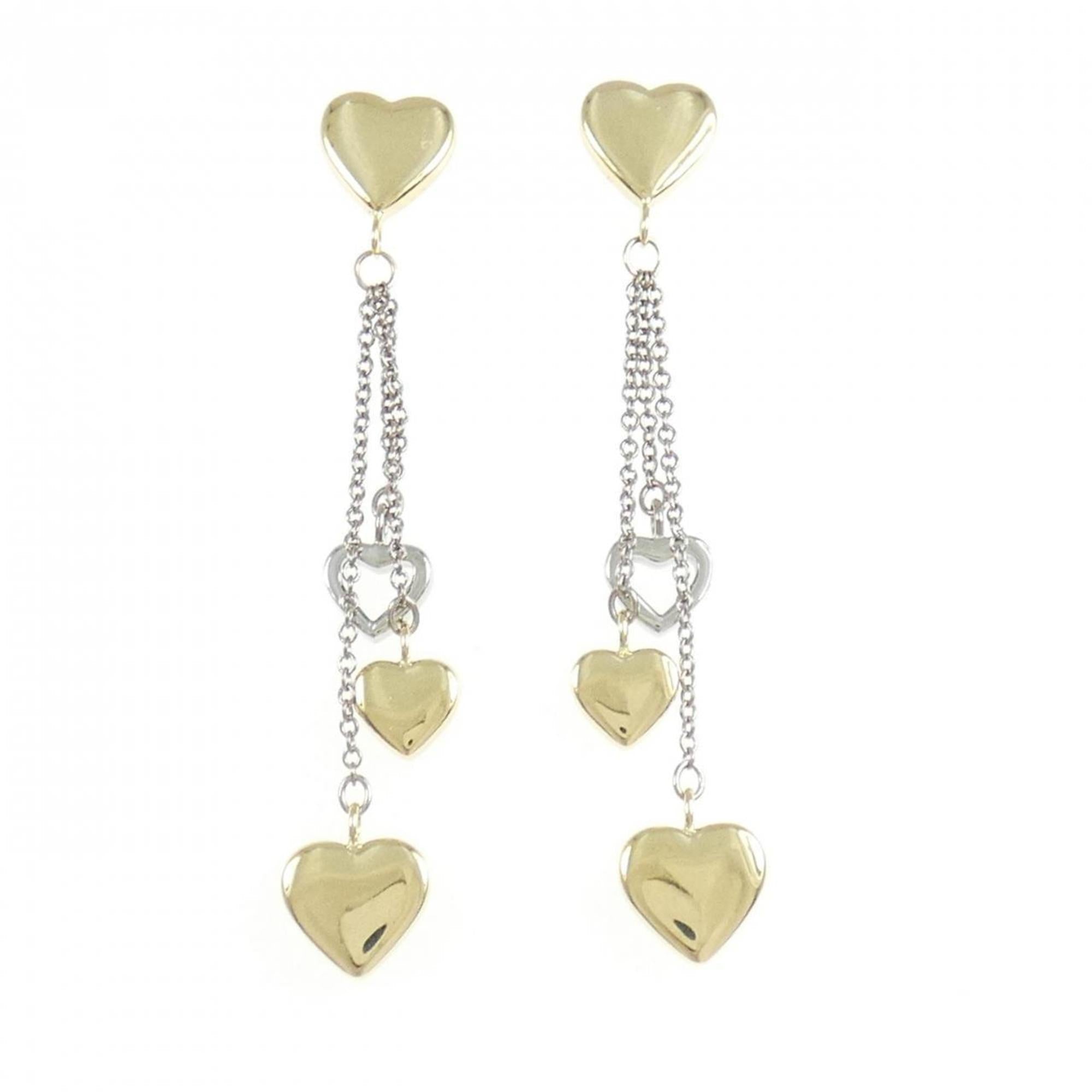 Earrings 18K White Gold and 18K Yellow Gold