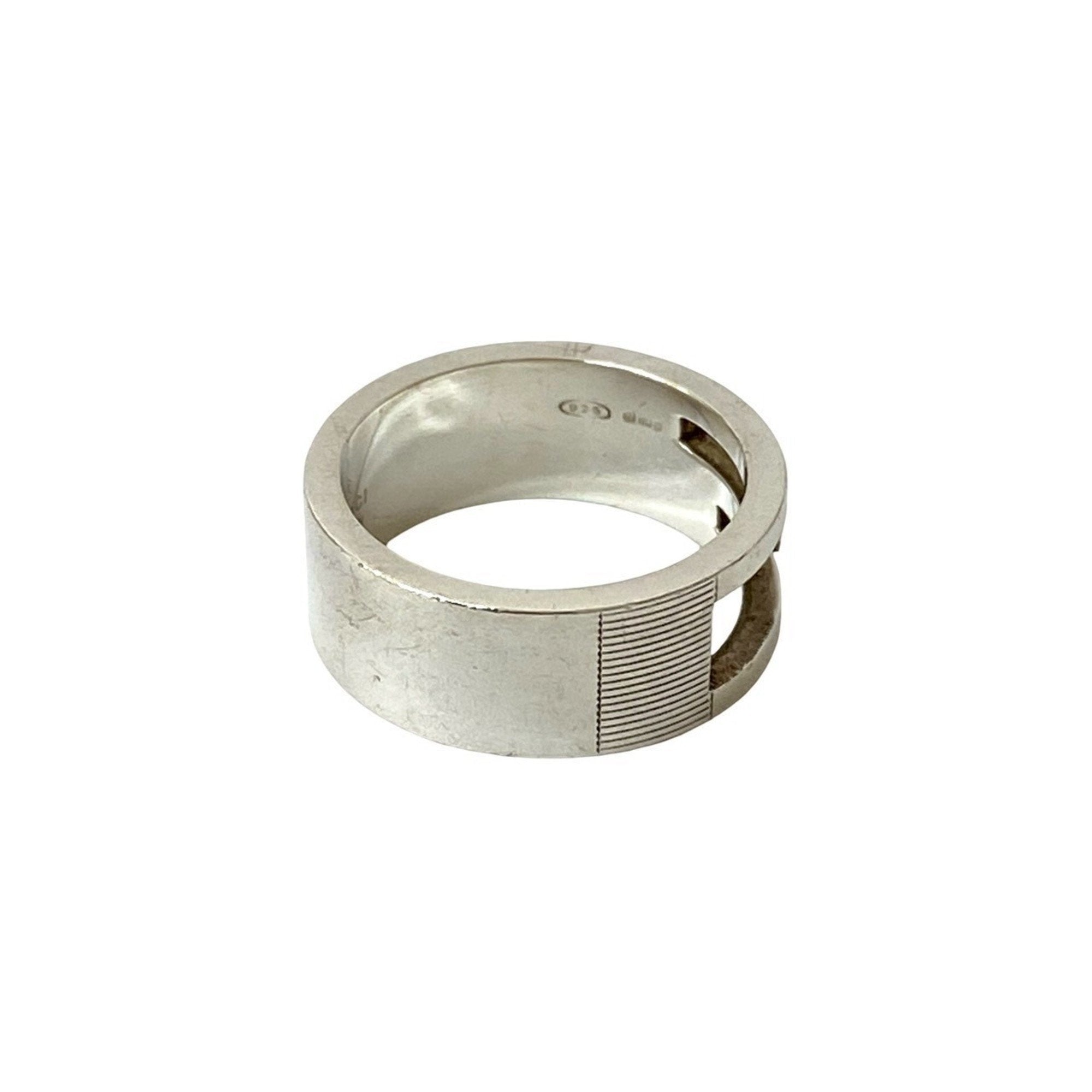 Square G Ring Sterling Silver