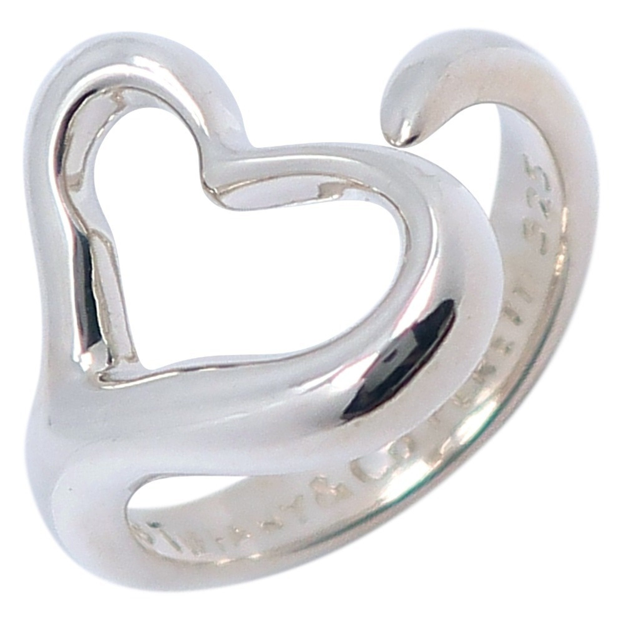 Open Heart Ring Sterling Silver