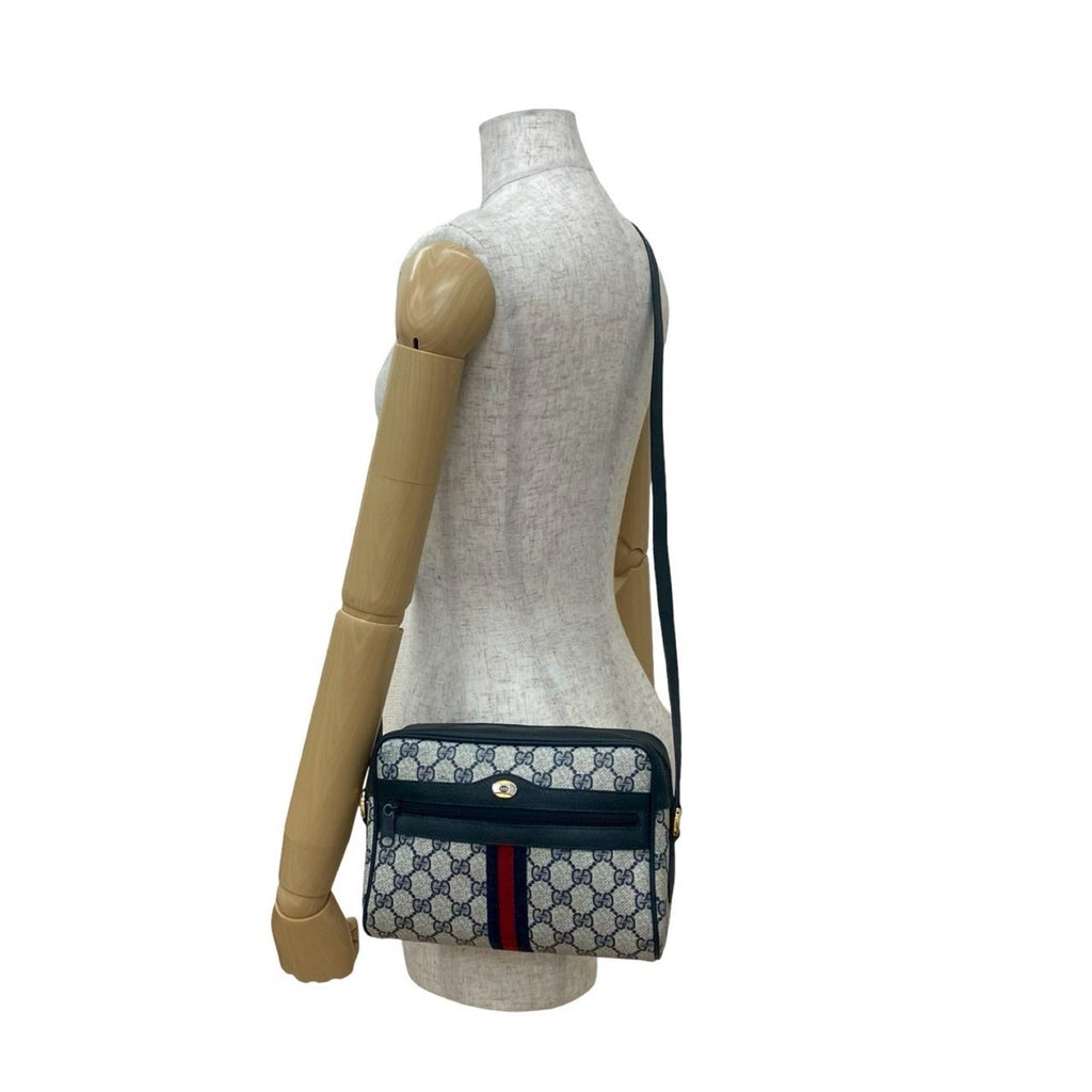 Ophidia Shoulder Bag GG Coated Canvas Small