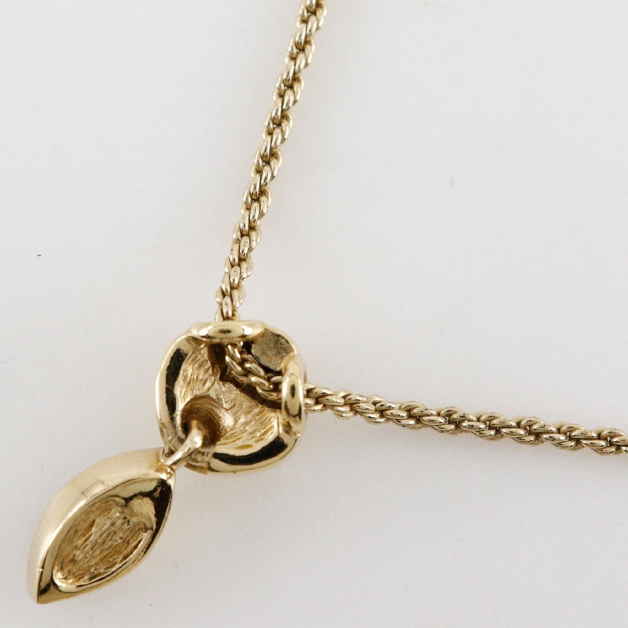 Pendant Necklace Gold with Color Stone