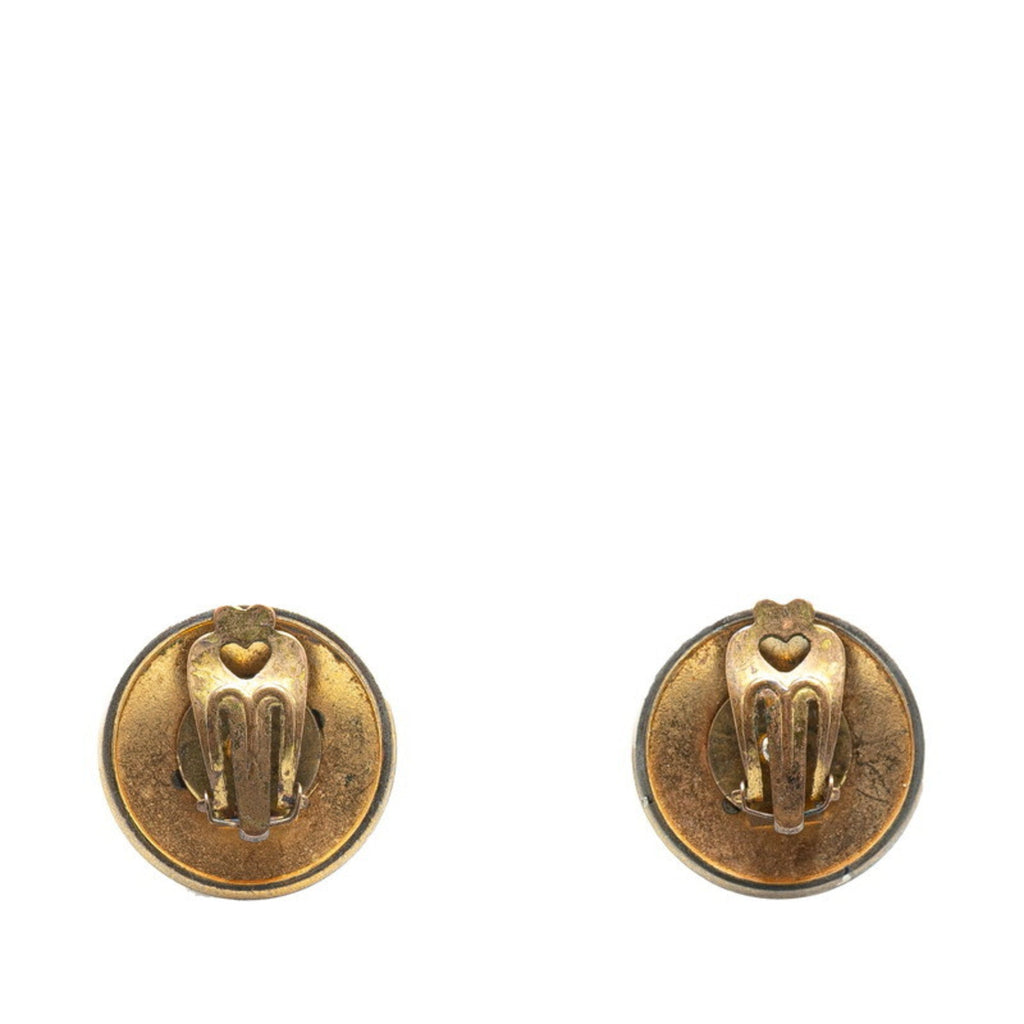 Earrings Gold-Tone Metal