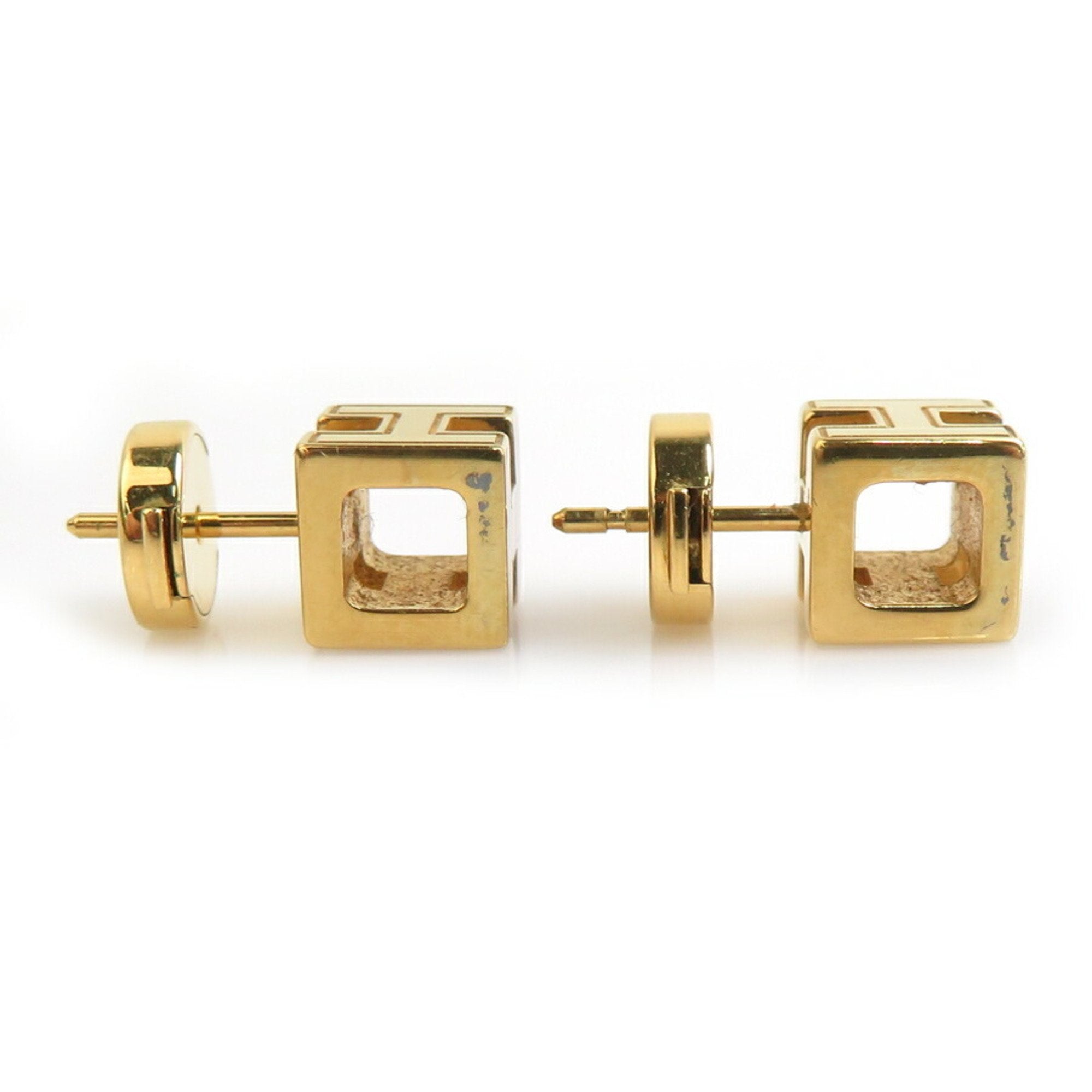Earrings Enamel and Metal