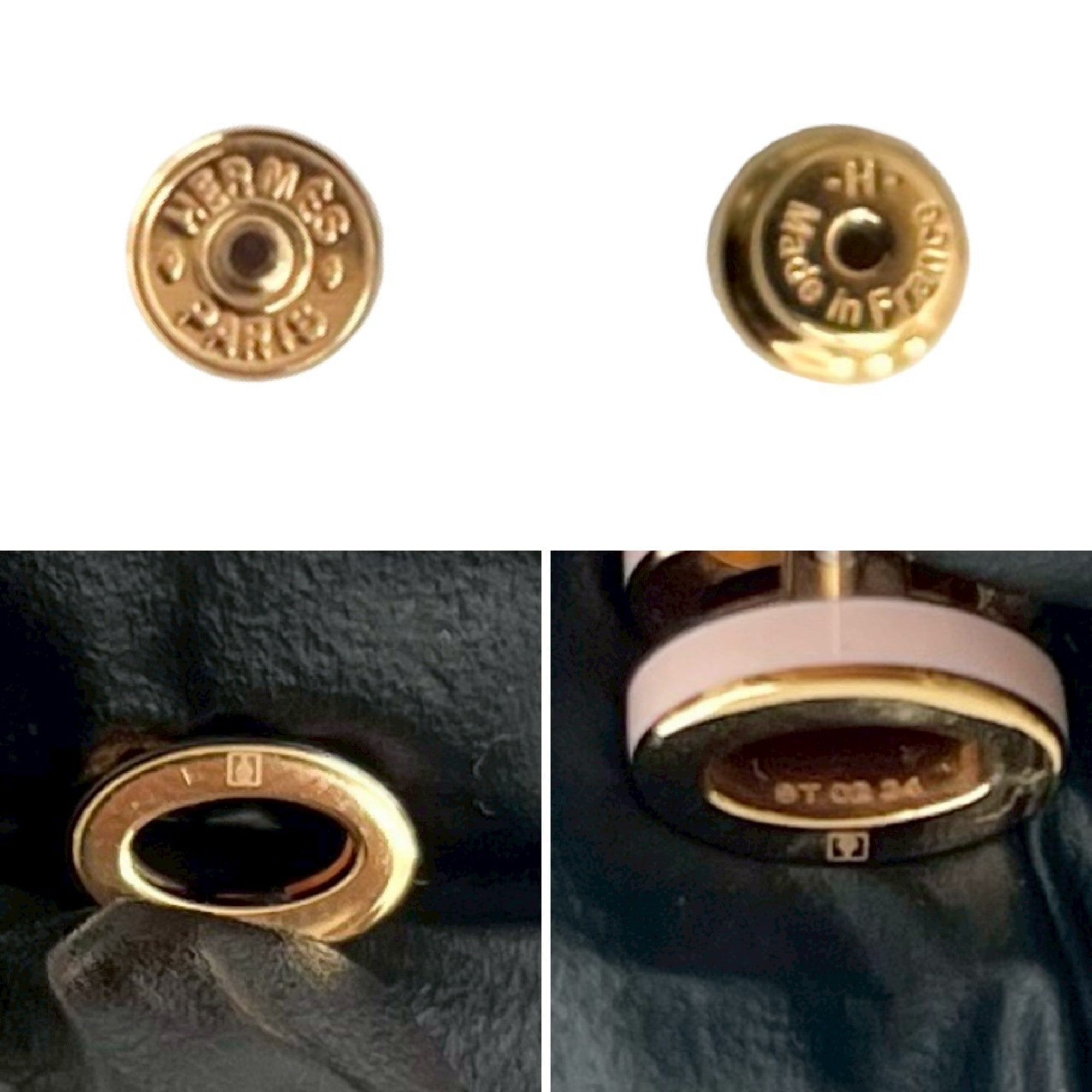 Pop H Earrings Gold-Tone Metal Gold-Tone Metal