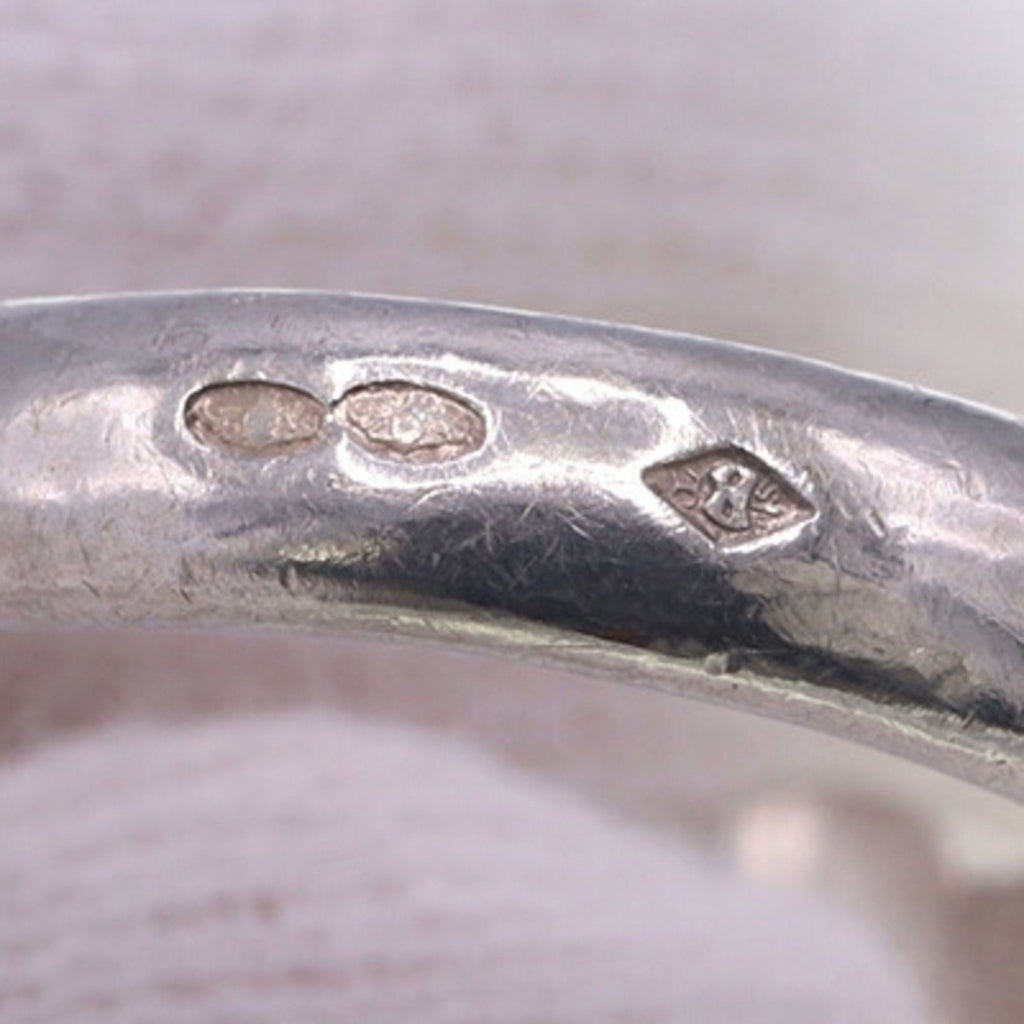 Heart Knock Ring Sterling Silver and 18K Yellow Gold