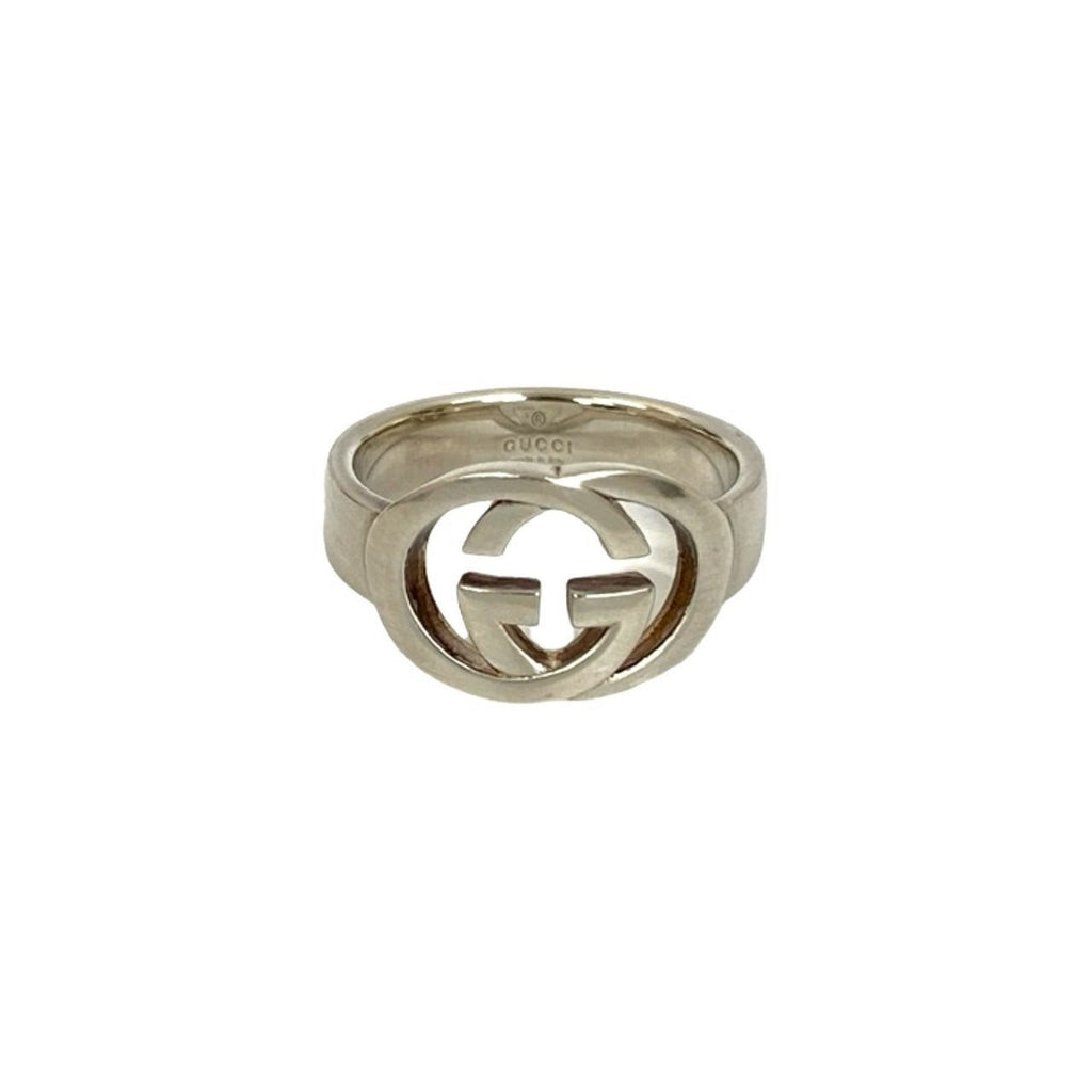 Interlocking G Ring Sterling Silver