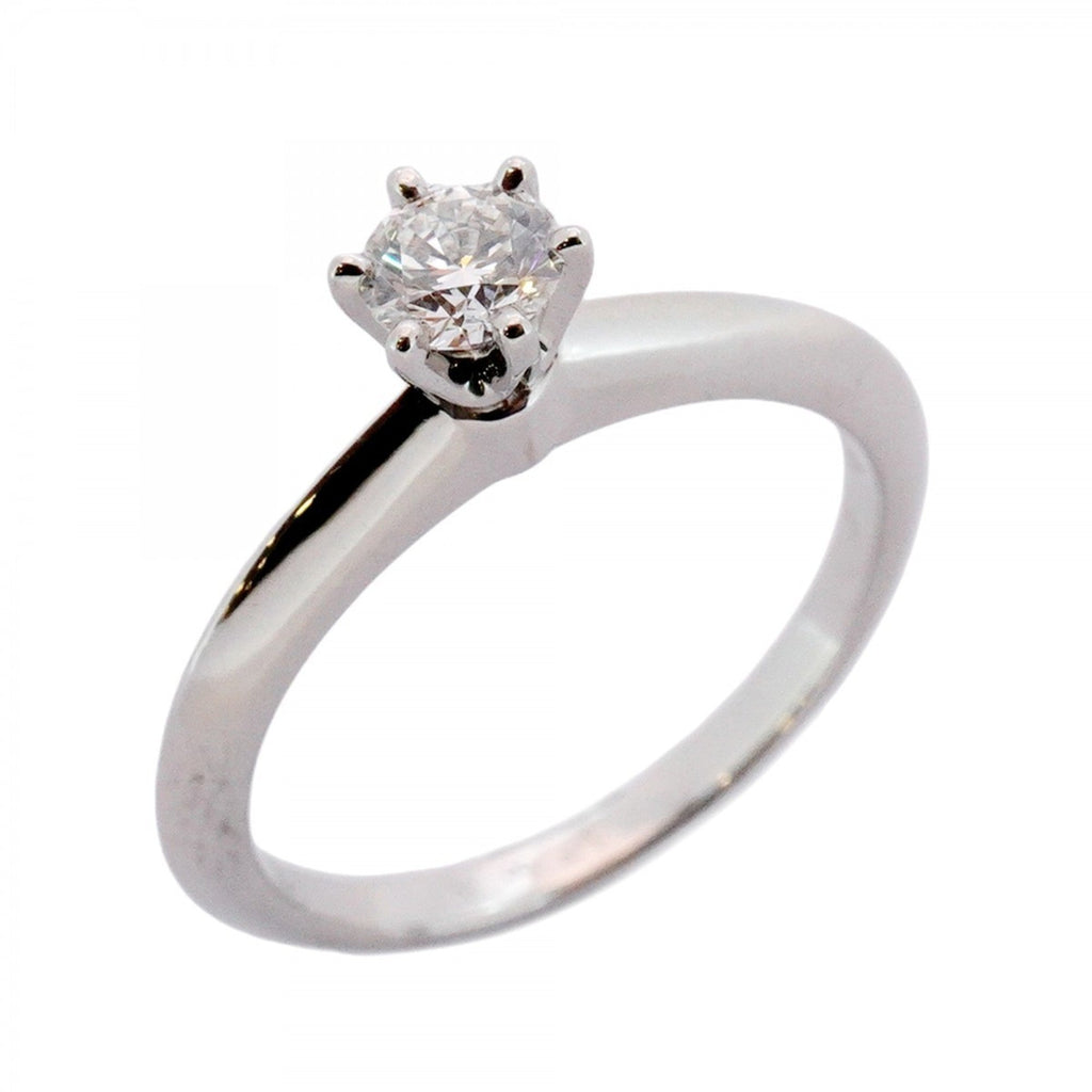 Solitaire Ring Platinum with Diamond