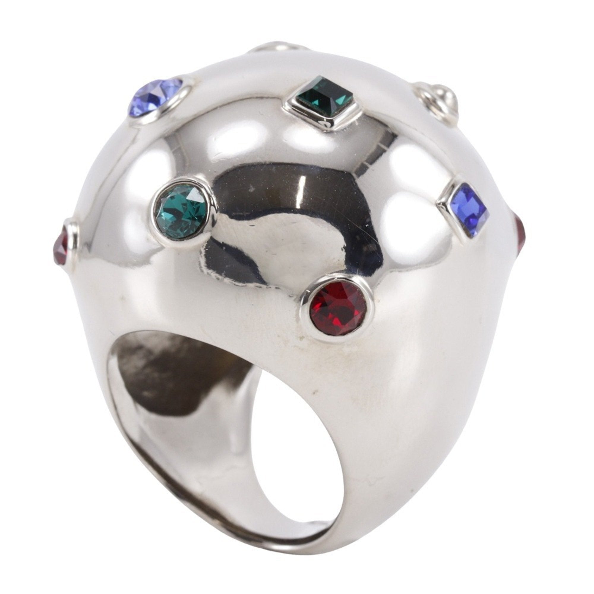 Bookle Dreille Ring with Rhinestone Multi-color