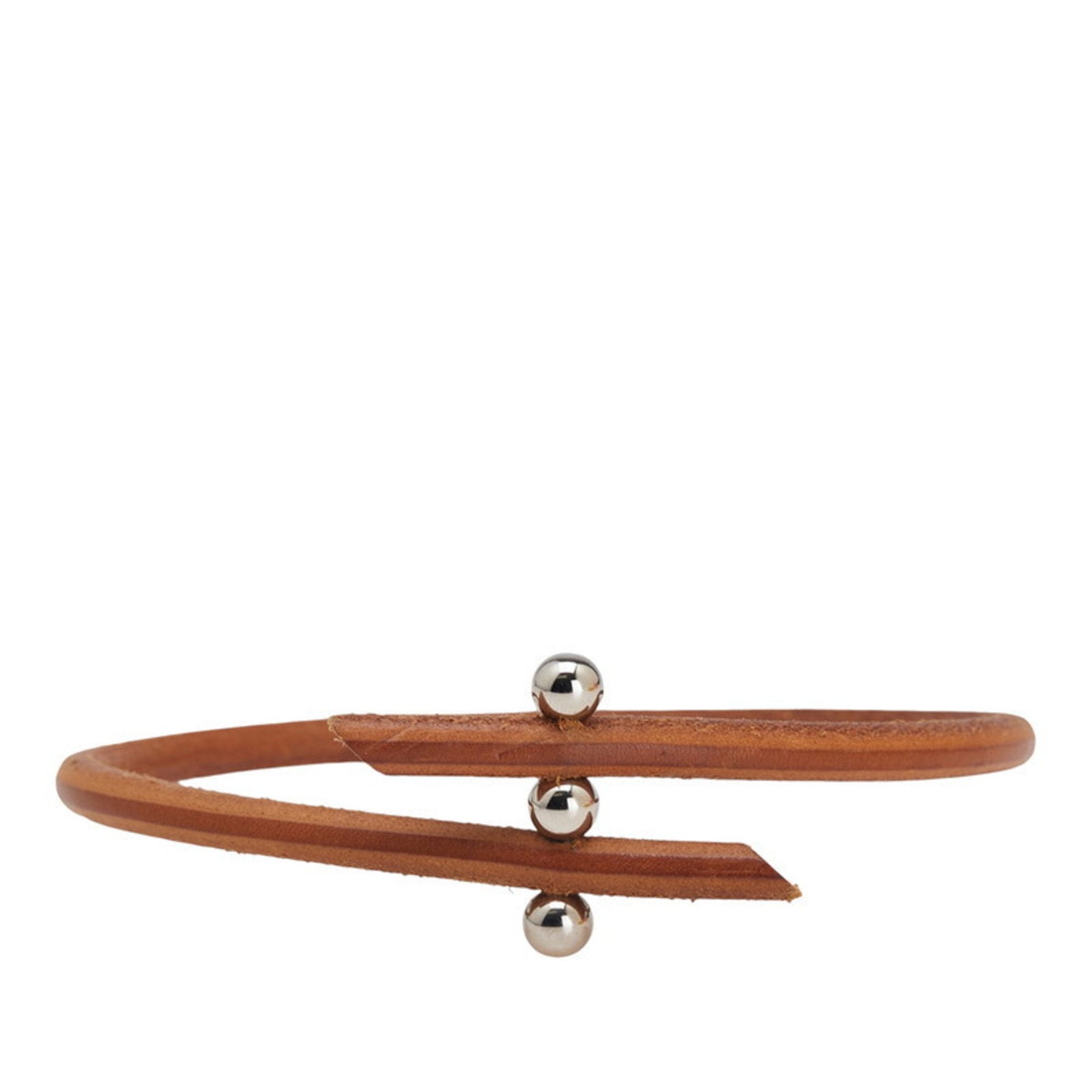 Bracelet Metal Brown and Silver