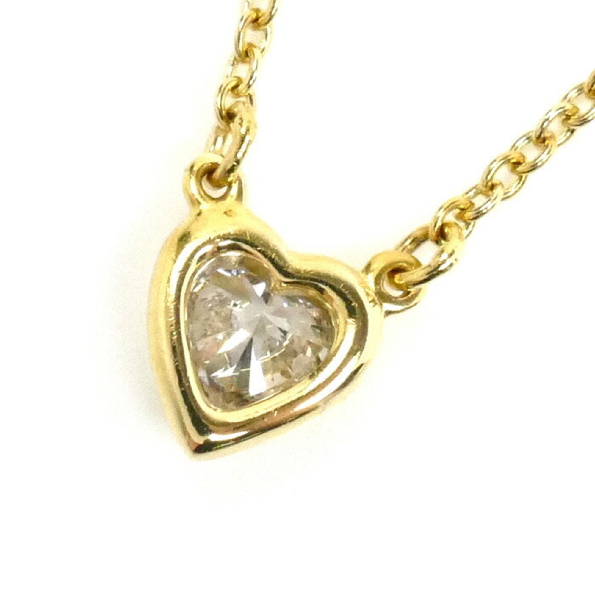 Elsa Peretti Diamonds By The Yard Pendant Necklace 18K Yellow Gold and Diamond