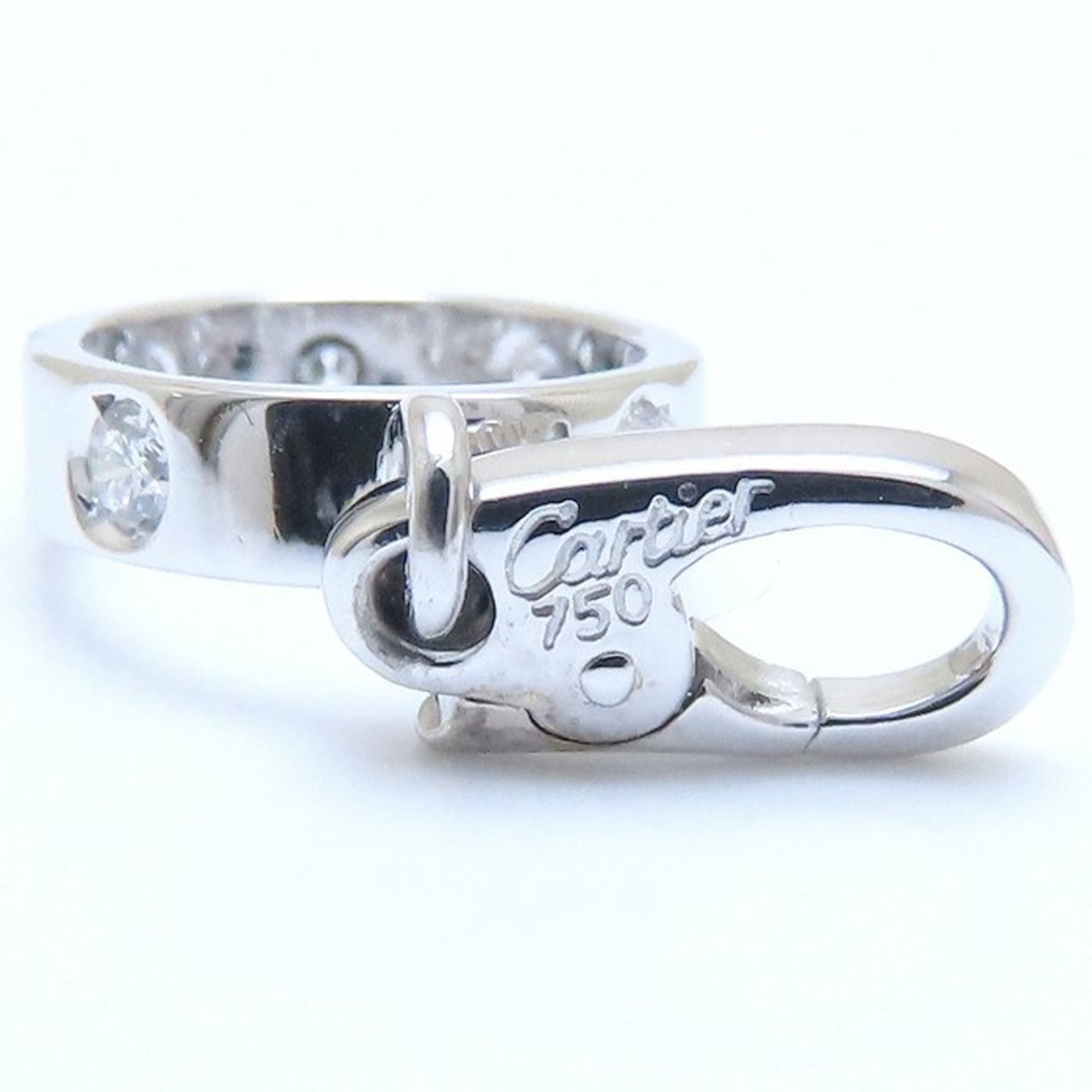 Baby Love Charm 18K White Gold with 7 Diamonds