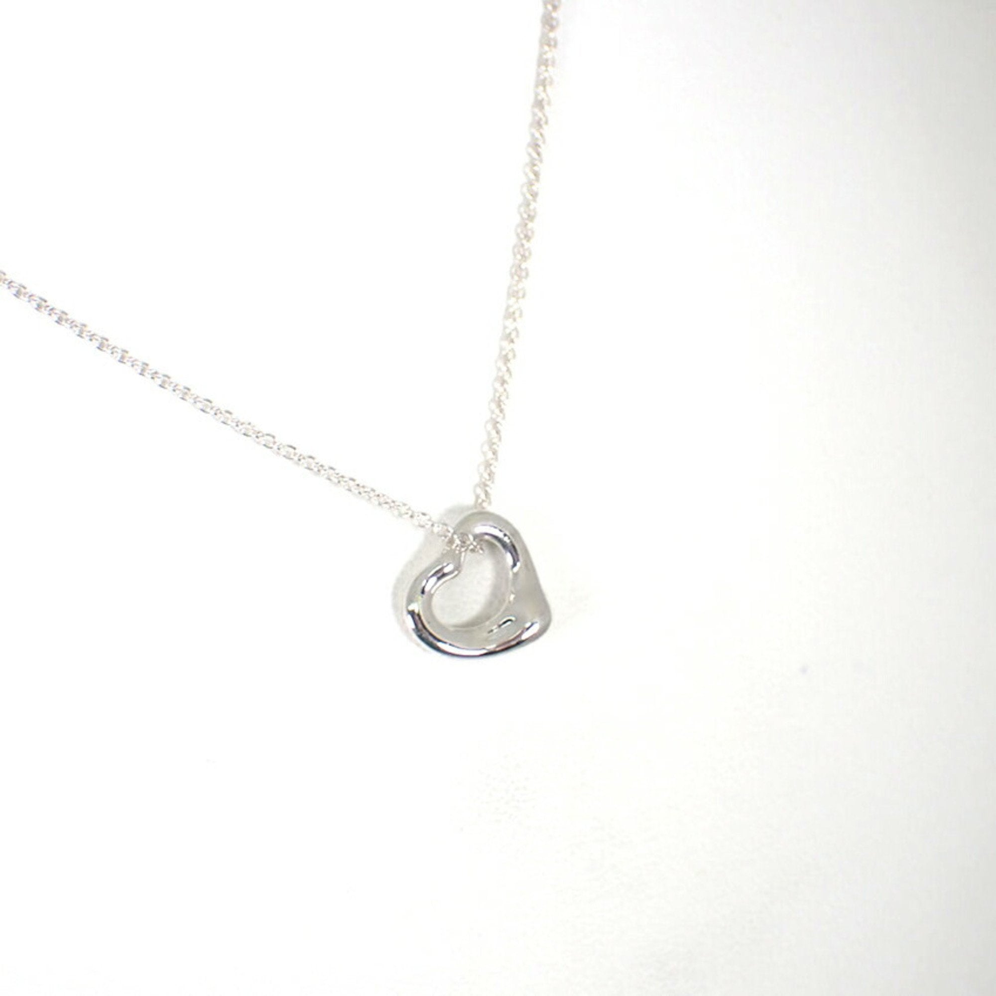 Heart Pendant Necklace Sterling Silver