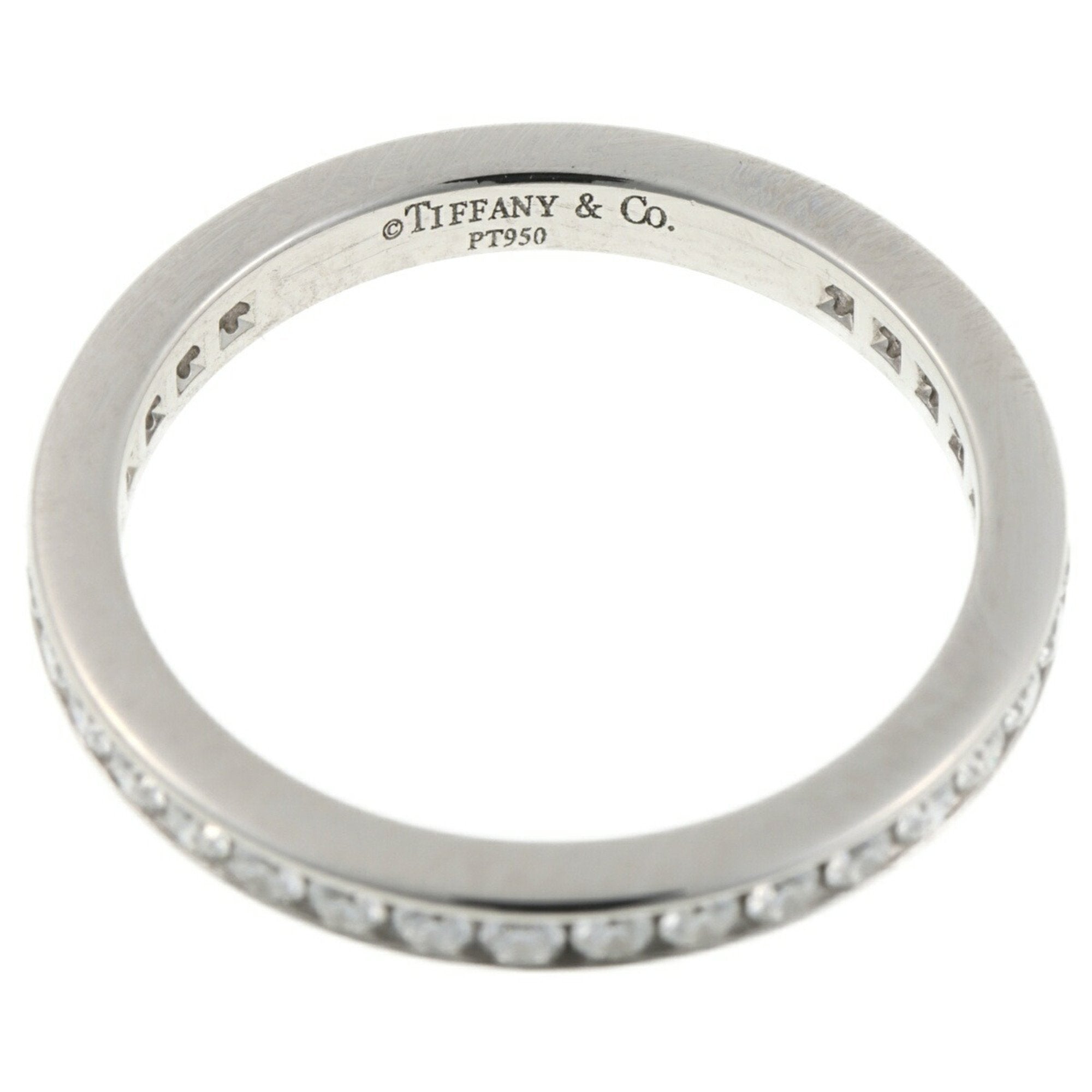 Full Circle Ring Platinum with Diamonds