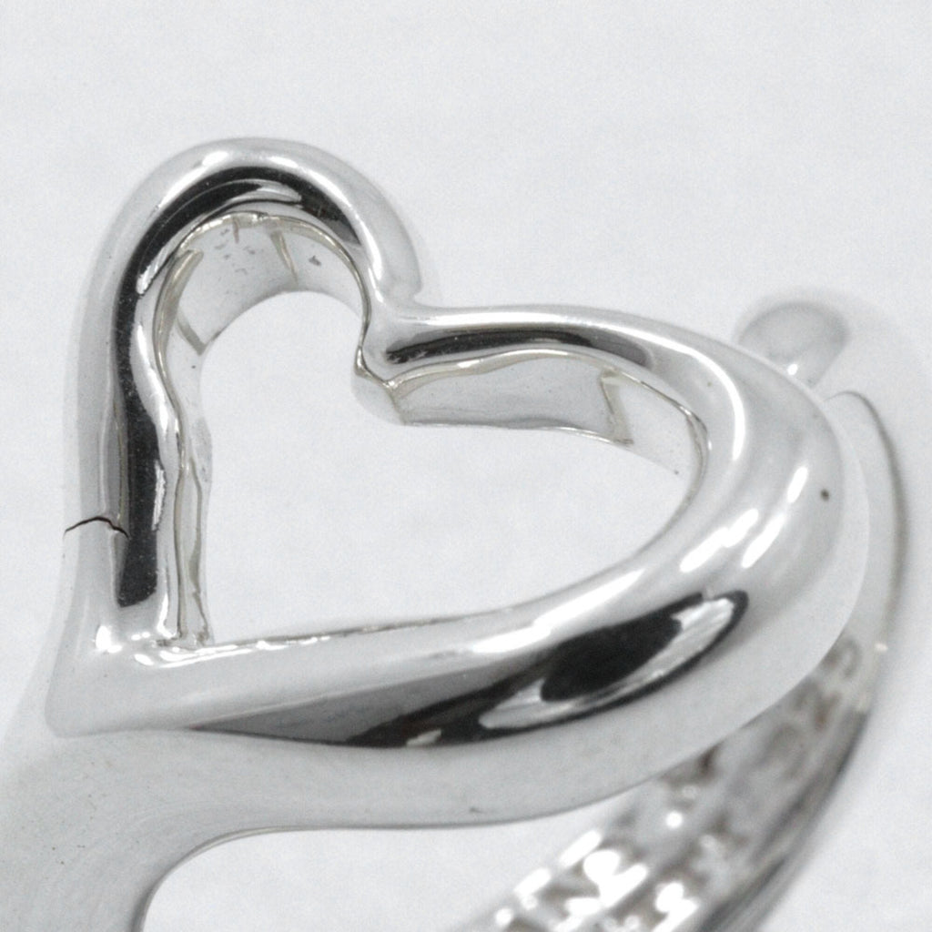 Open Heart Ring Sterling Silver 16mm