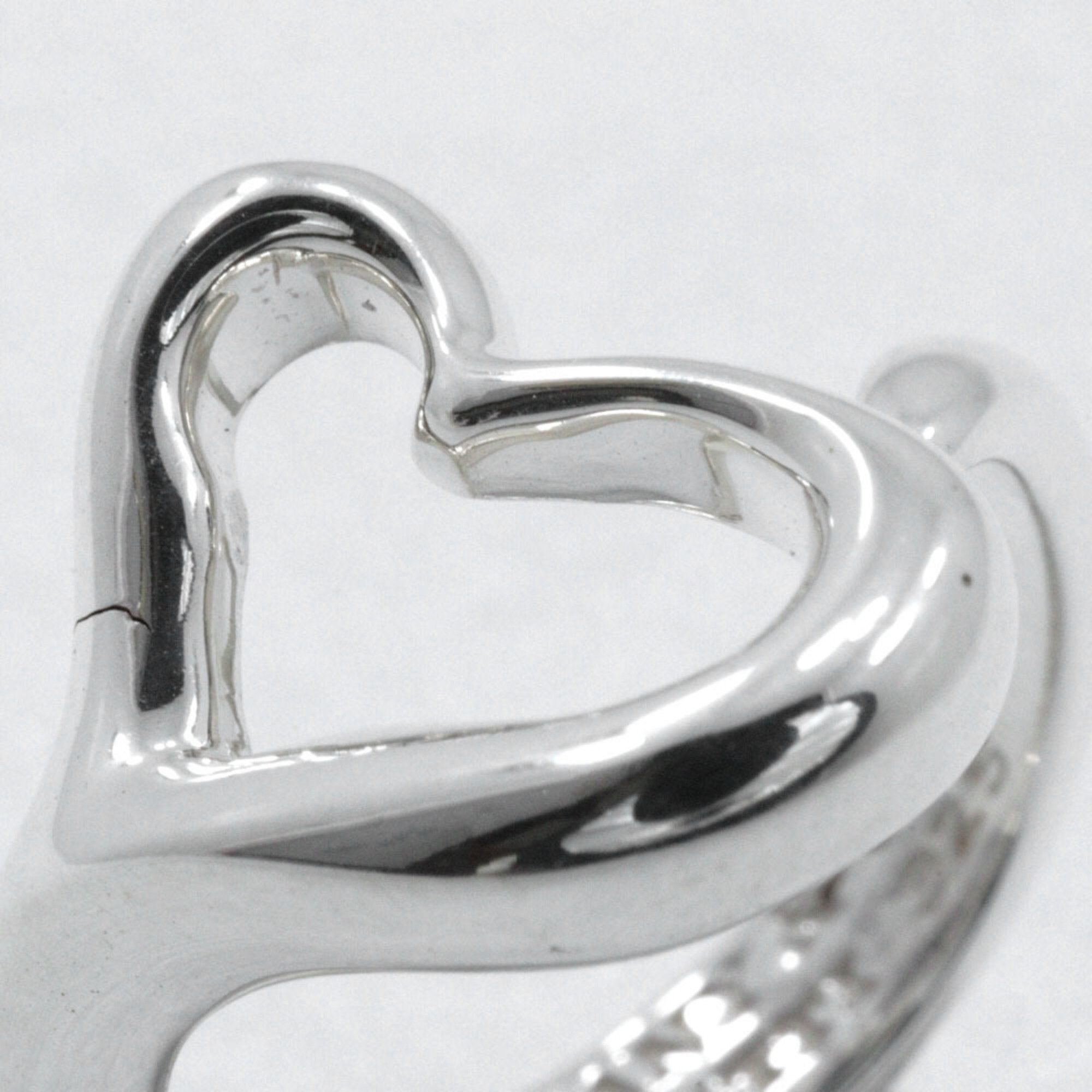 Open Heart Ring Sterling Silver 16mm