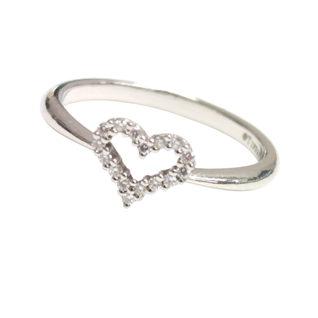 Heart Ring Platinum