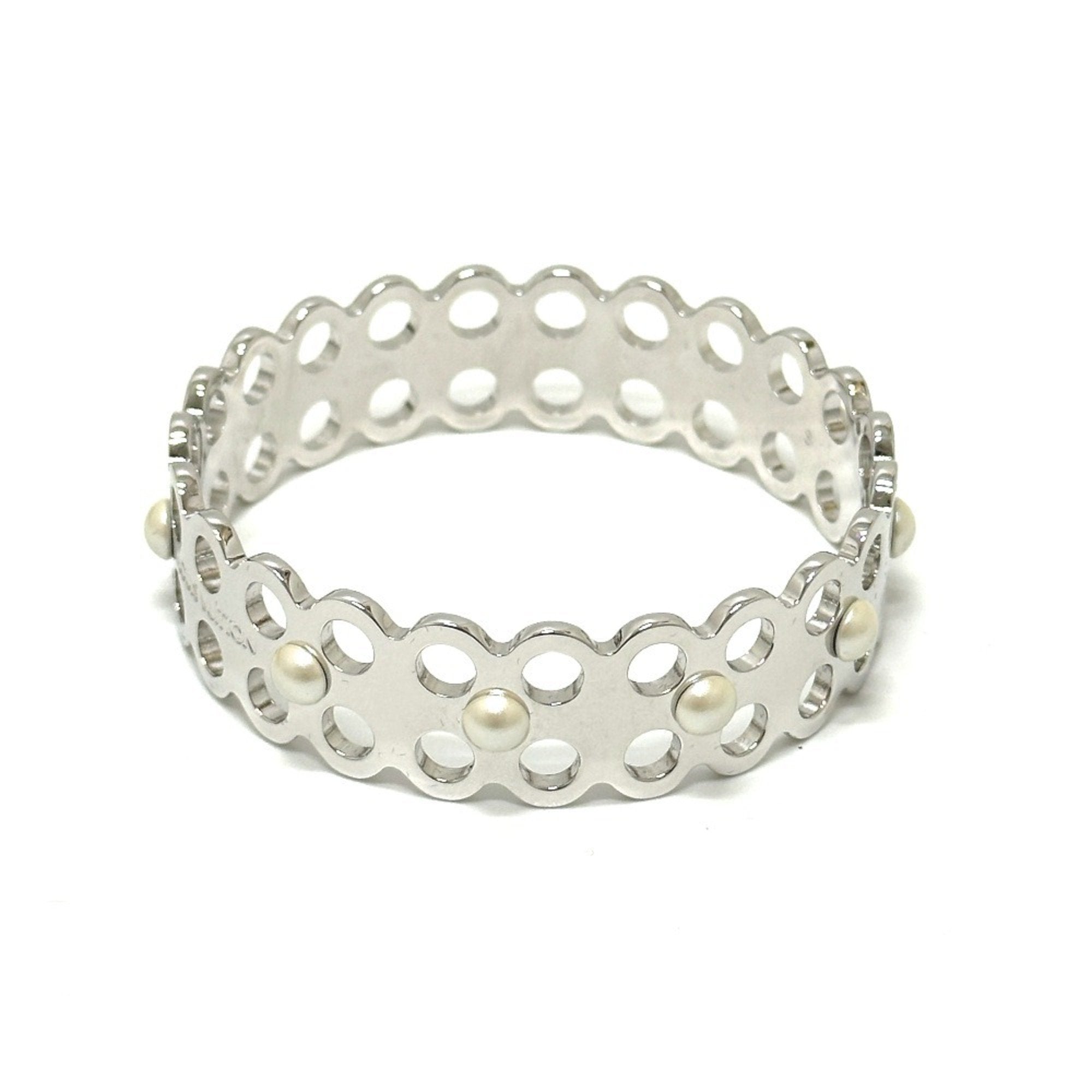 Bangle Bracelet Metal Silver