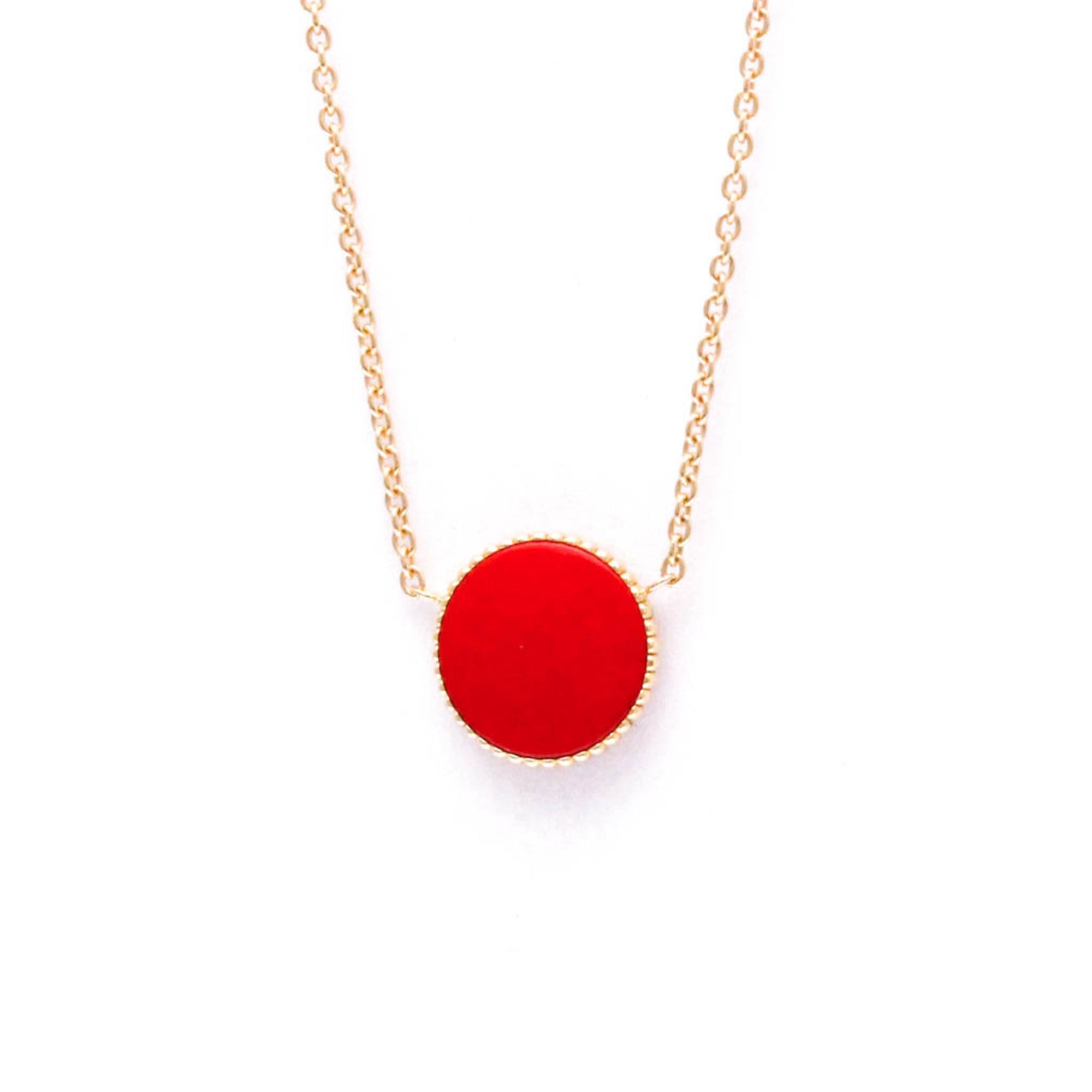 Rose De Vents Pendant Necklace 18K Rose Gold with Diamond