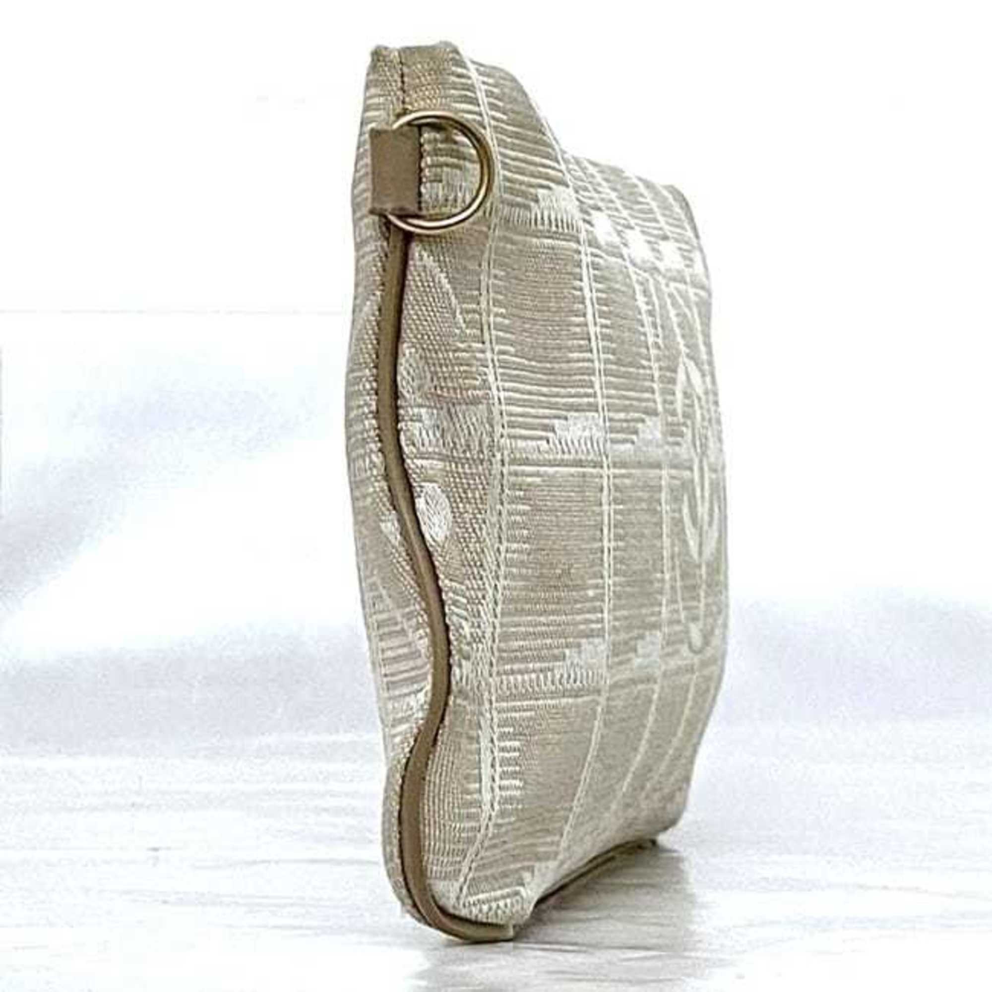 Travel Line Wallet on Chain Quilted Nylon