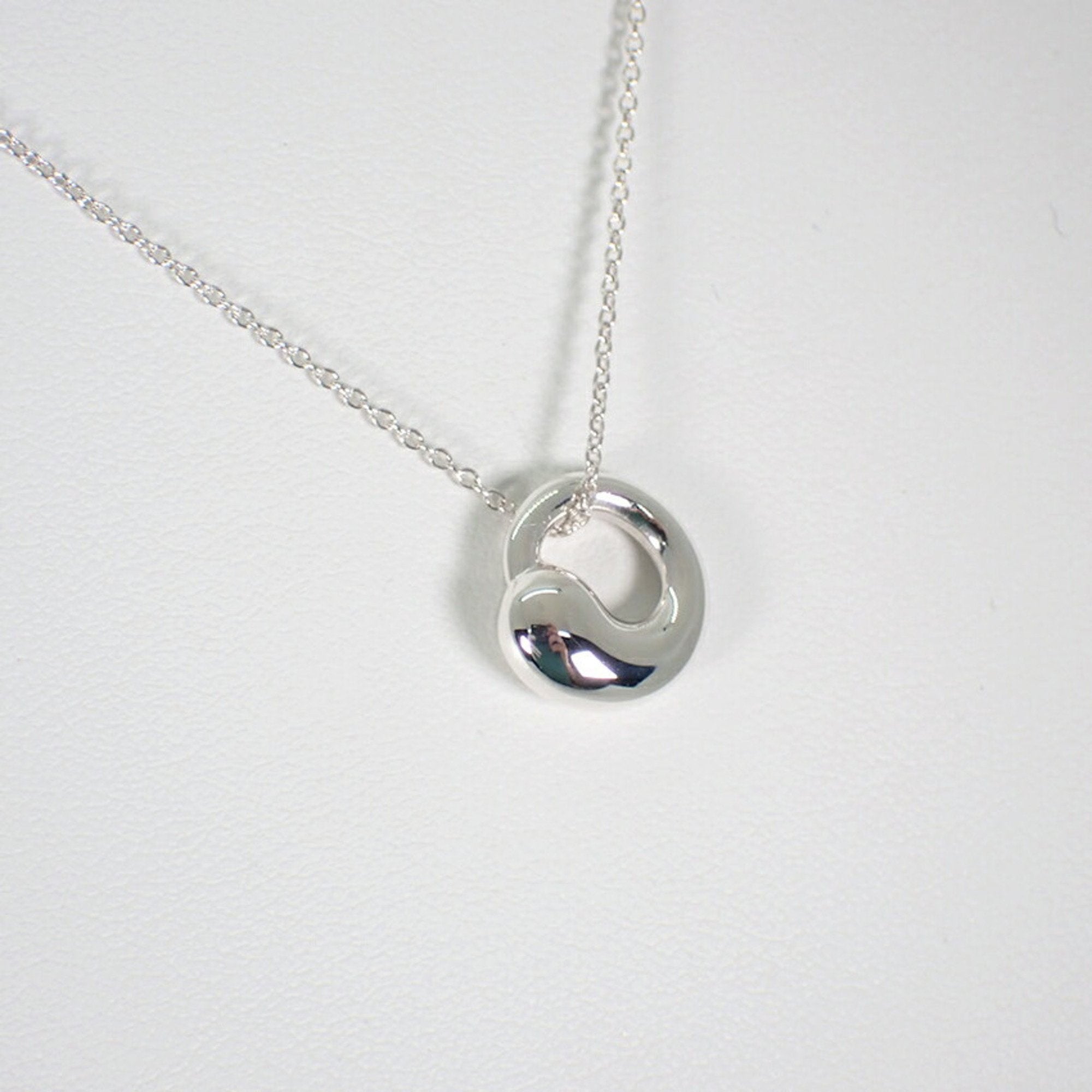 Eternal Circle Pendant Necklace Sterling Silver