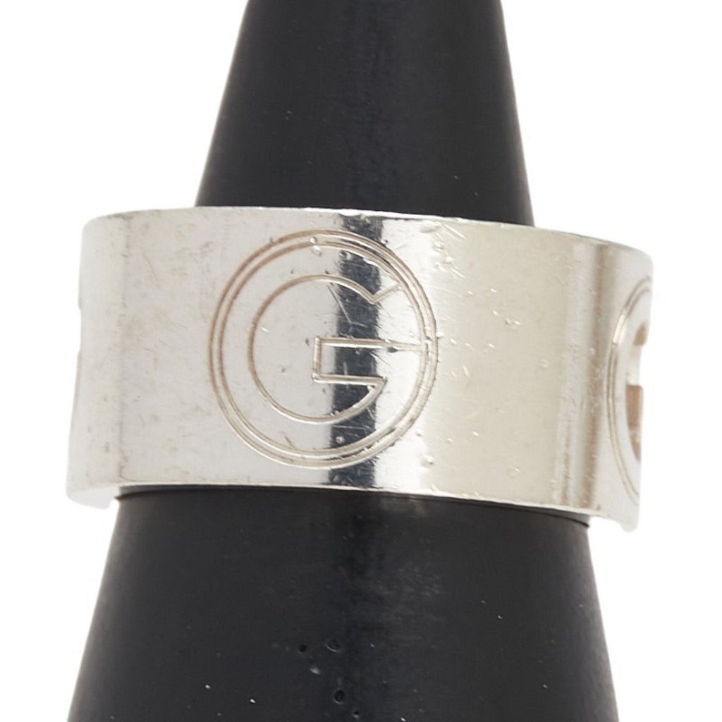 G Wide Ring Sterling Silver