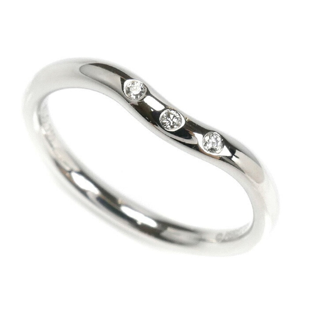 Band Ring 18K White Gold with Diamond