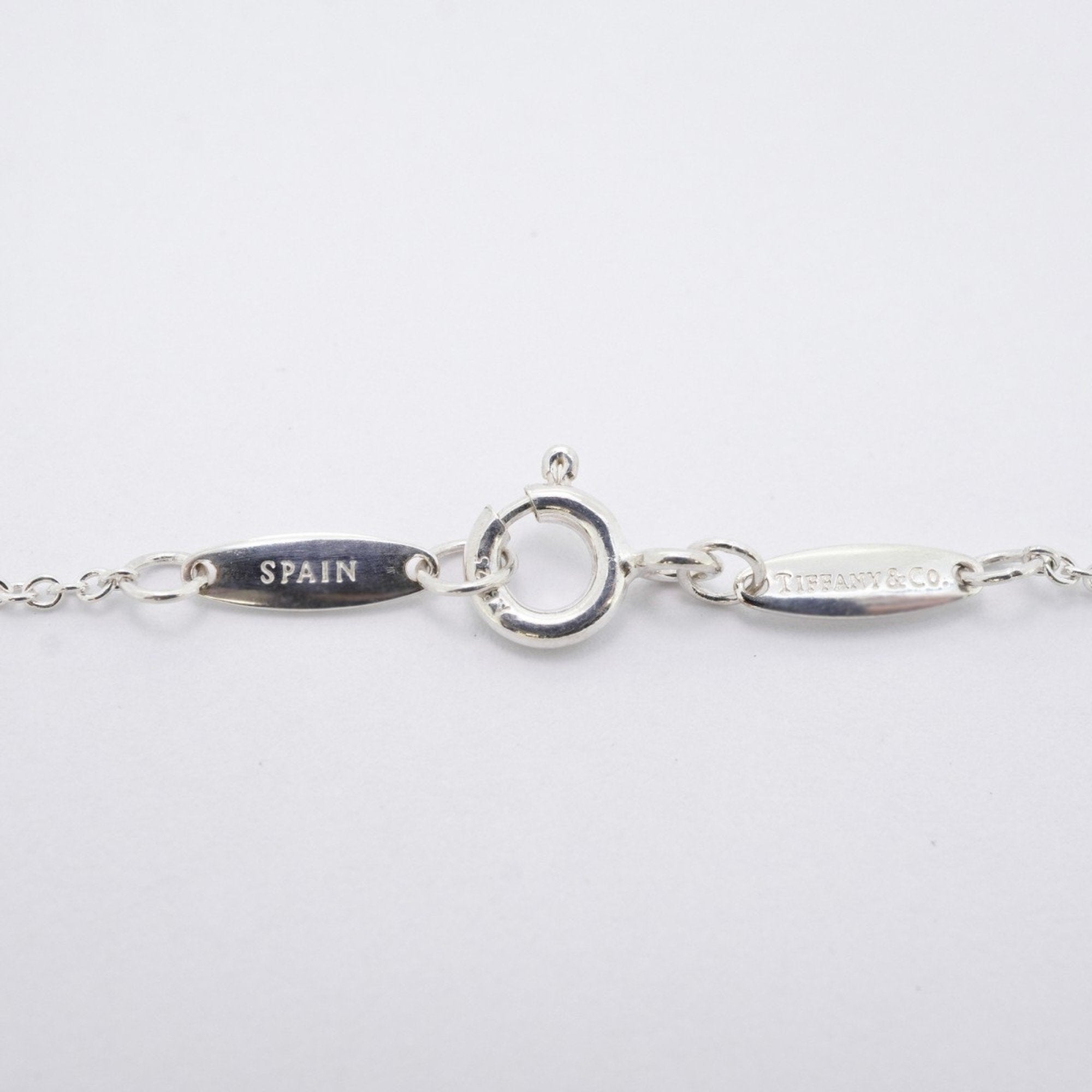 Elsa Peretti Diamonds By The Yard Pendant Necklace Sterling Silver and Diamond