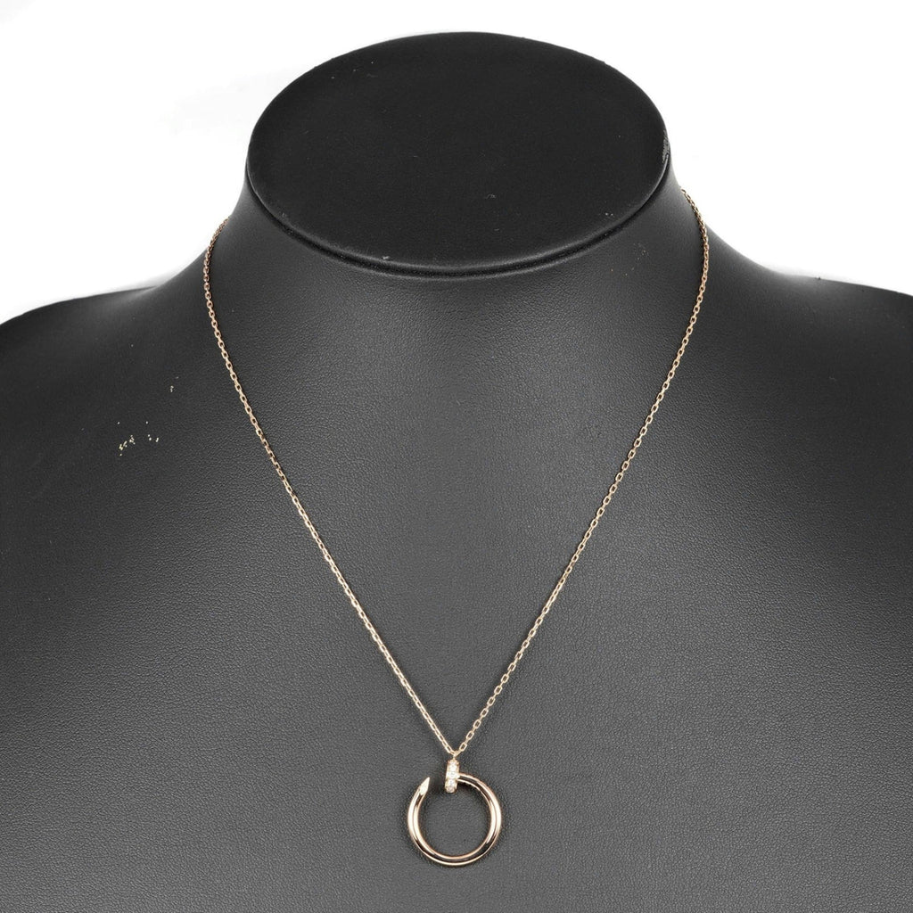 Juste un Clou Pendant Necklace 18K Rose Gold with Diamond