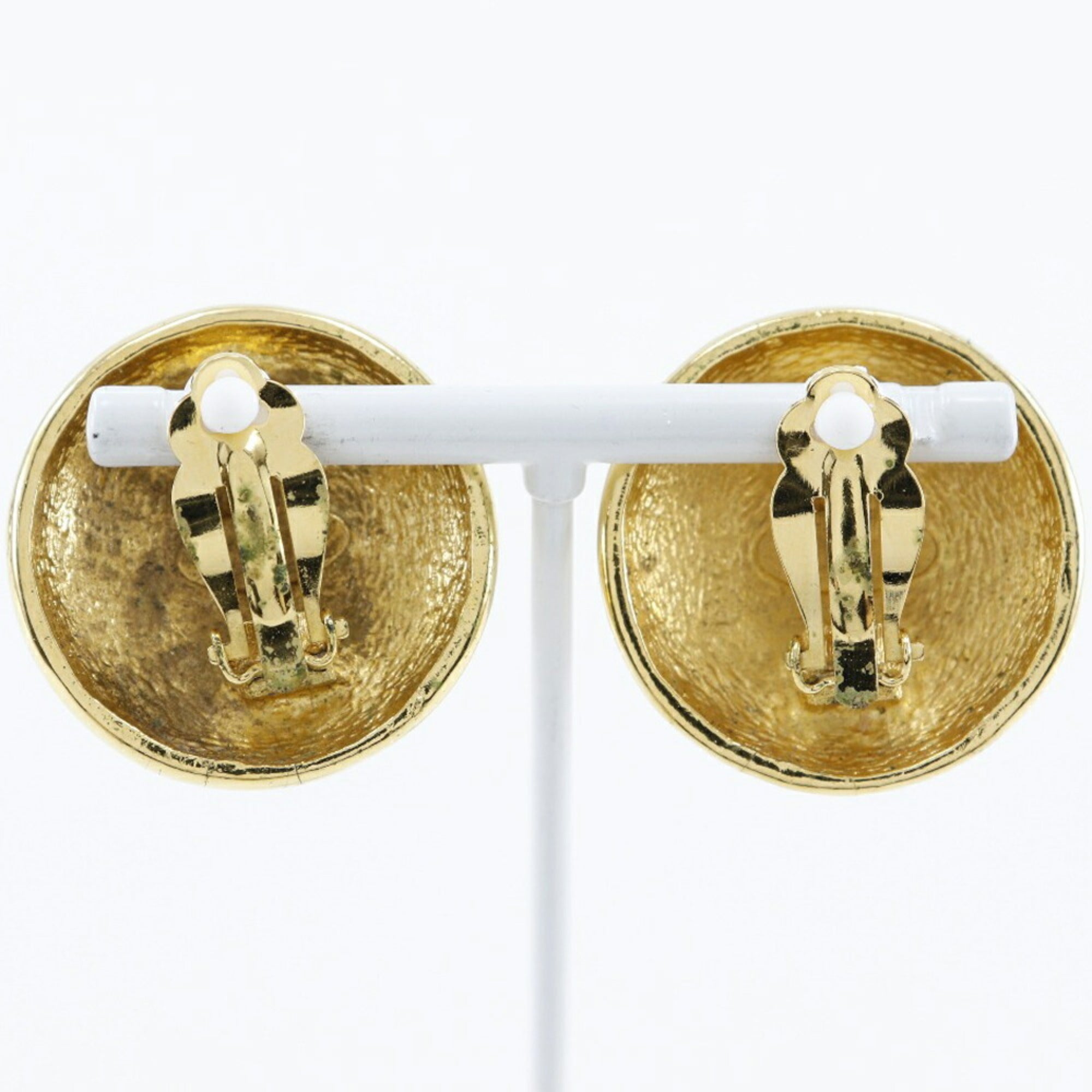 CC Logo Clip-On Earrings Metal