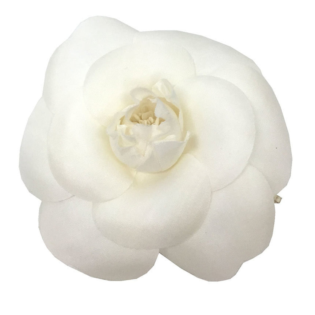Camellia Corsage Brooch White