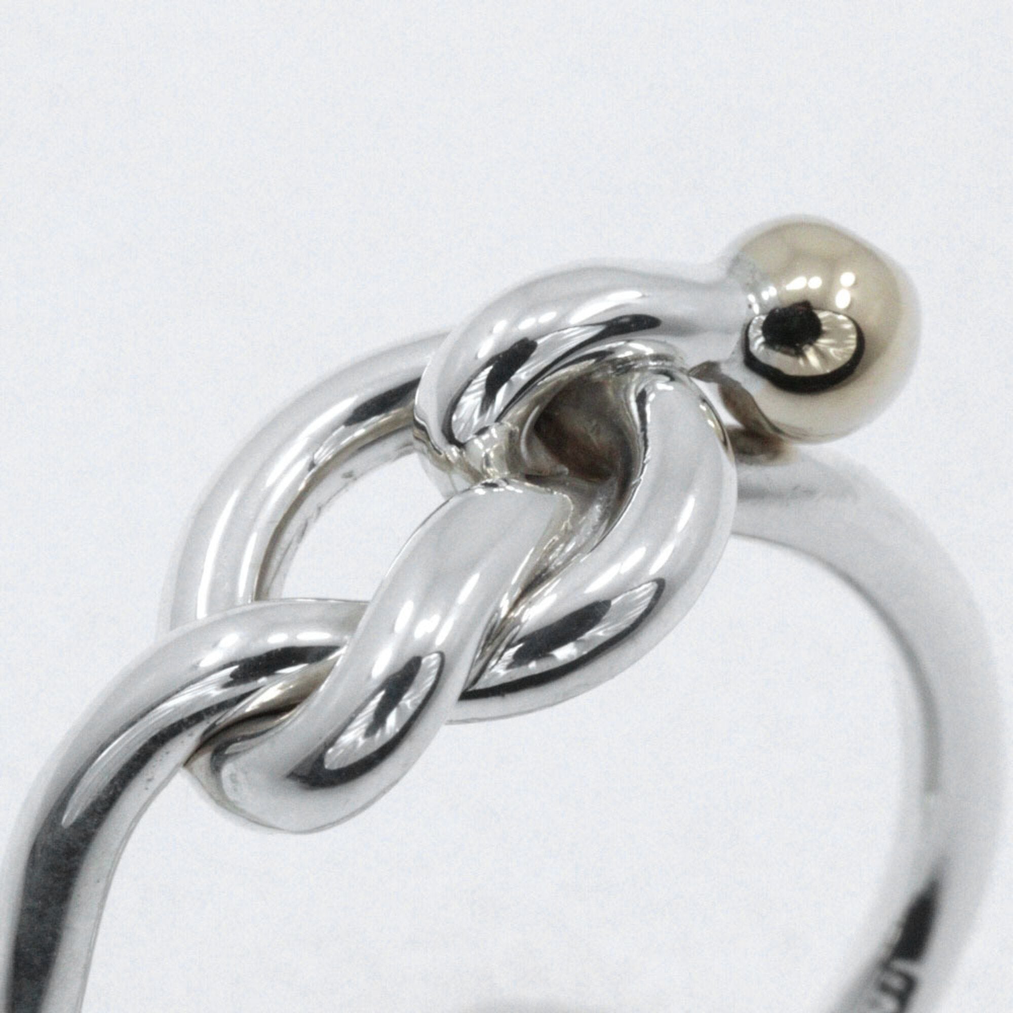 Love Knot Ring Sterling Silver and 18K Yellow Gold