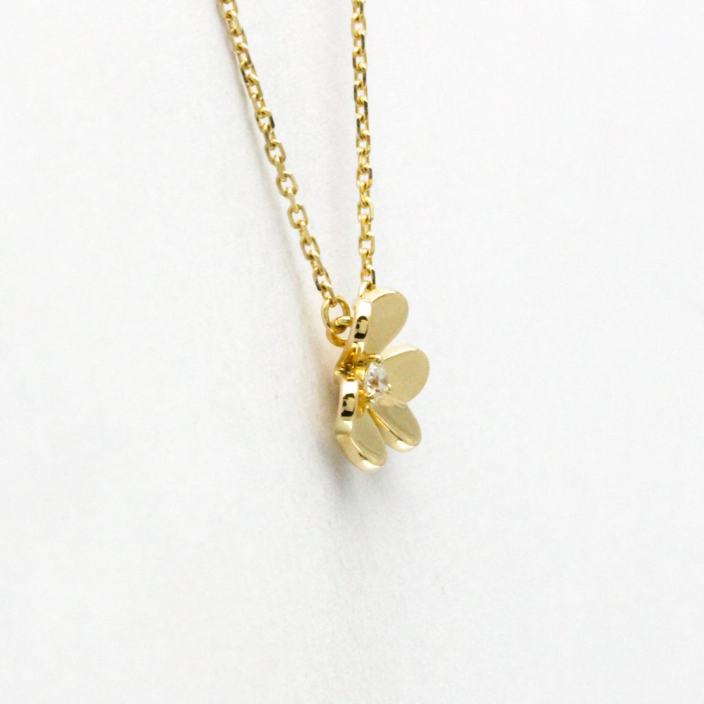 Frivole Mini Pendant Necklace 18K Yellow Gold with Diamond