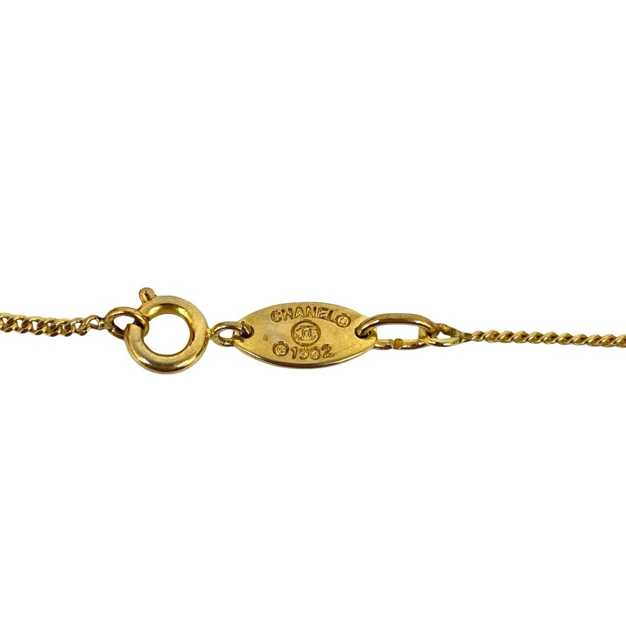 CC Logo Pendant Necklace Metal