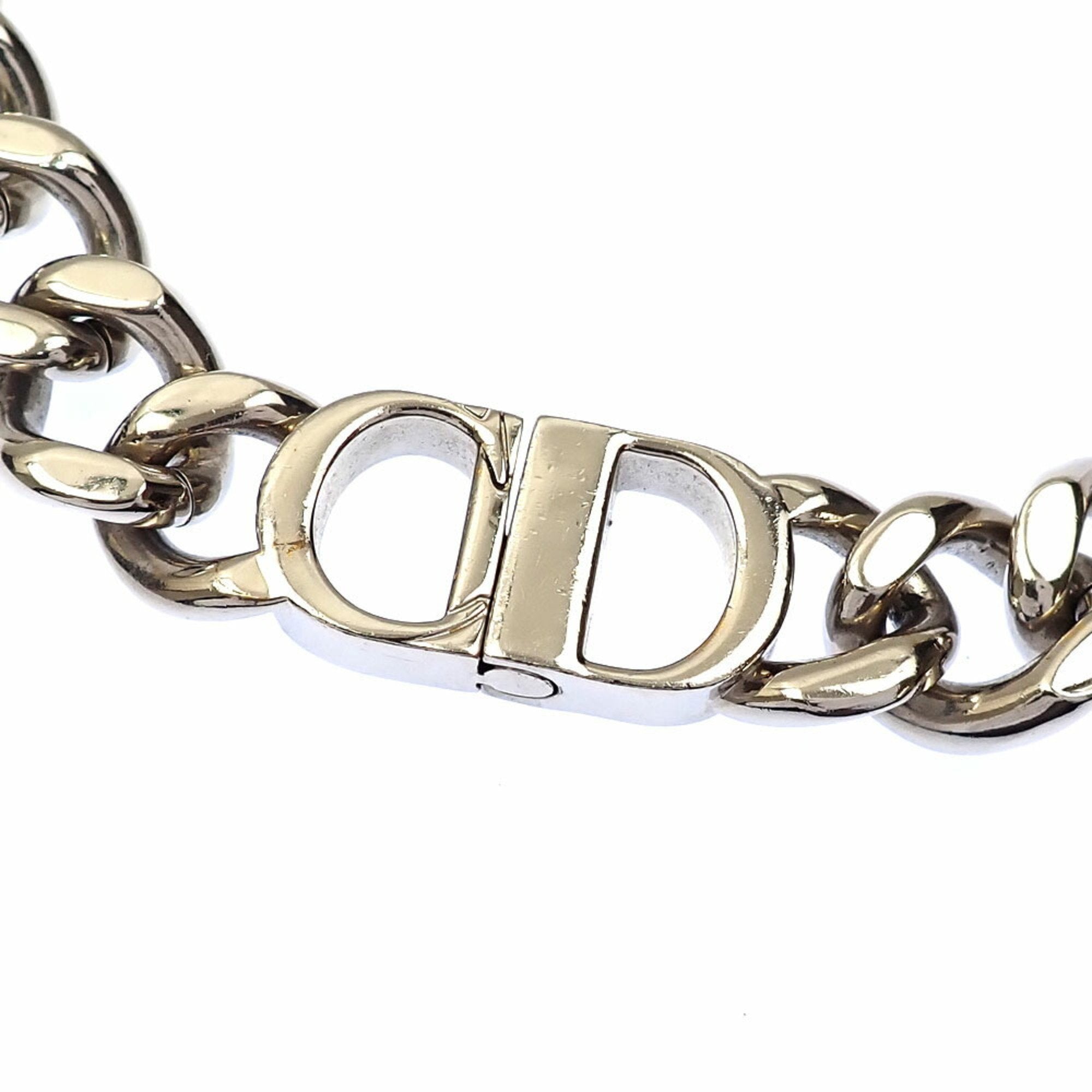 Chain Pendant Necklace Metal Silver