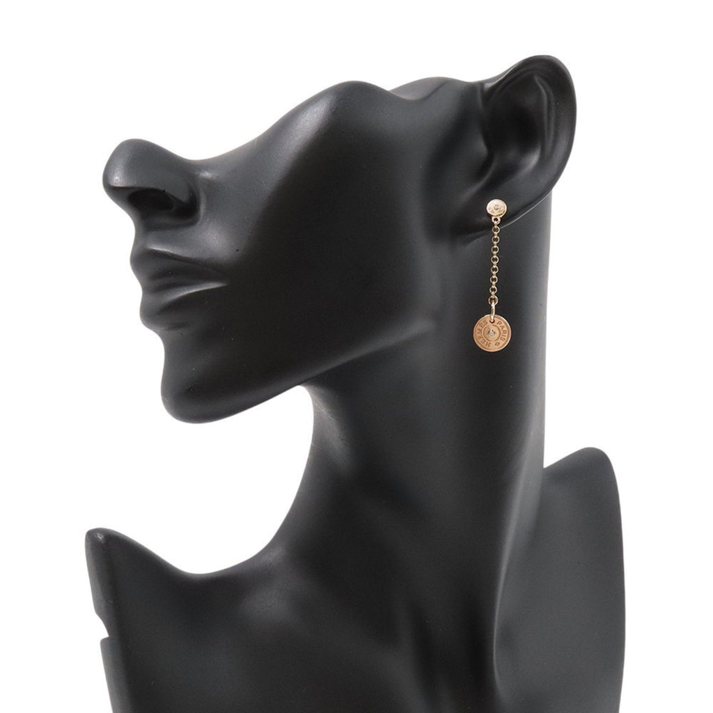 Clous Earrings 18K Rose Gold with Diamond 18K Rose Gold