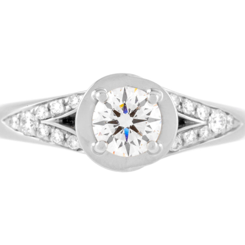 Incontro D'Amore Ring Platinum with Diamond