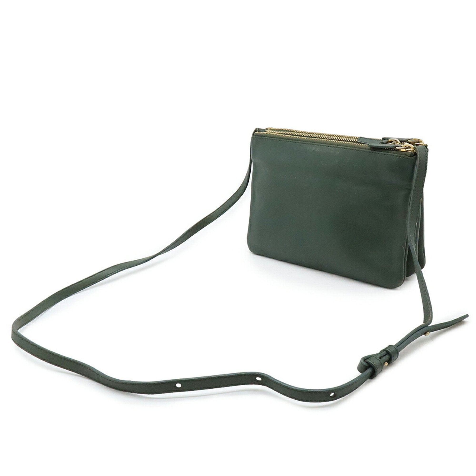 Trio Crossbody Bag Leather Small