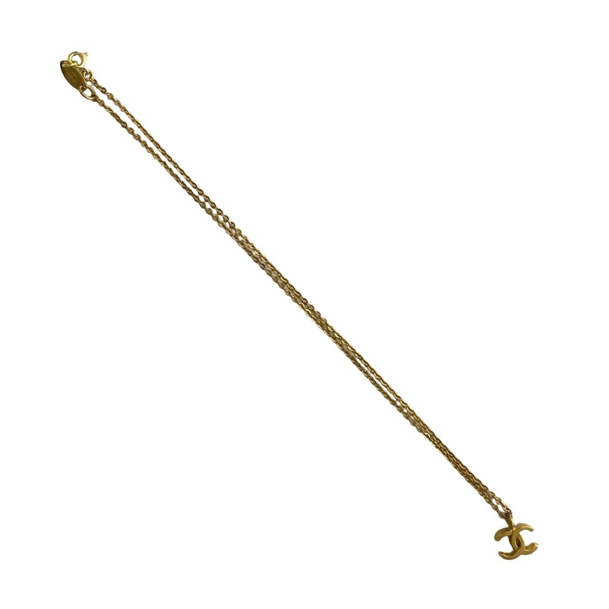 CC Logo Pendant Necklace Metal