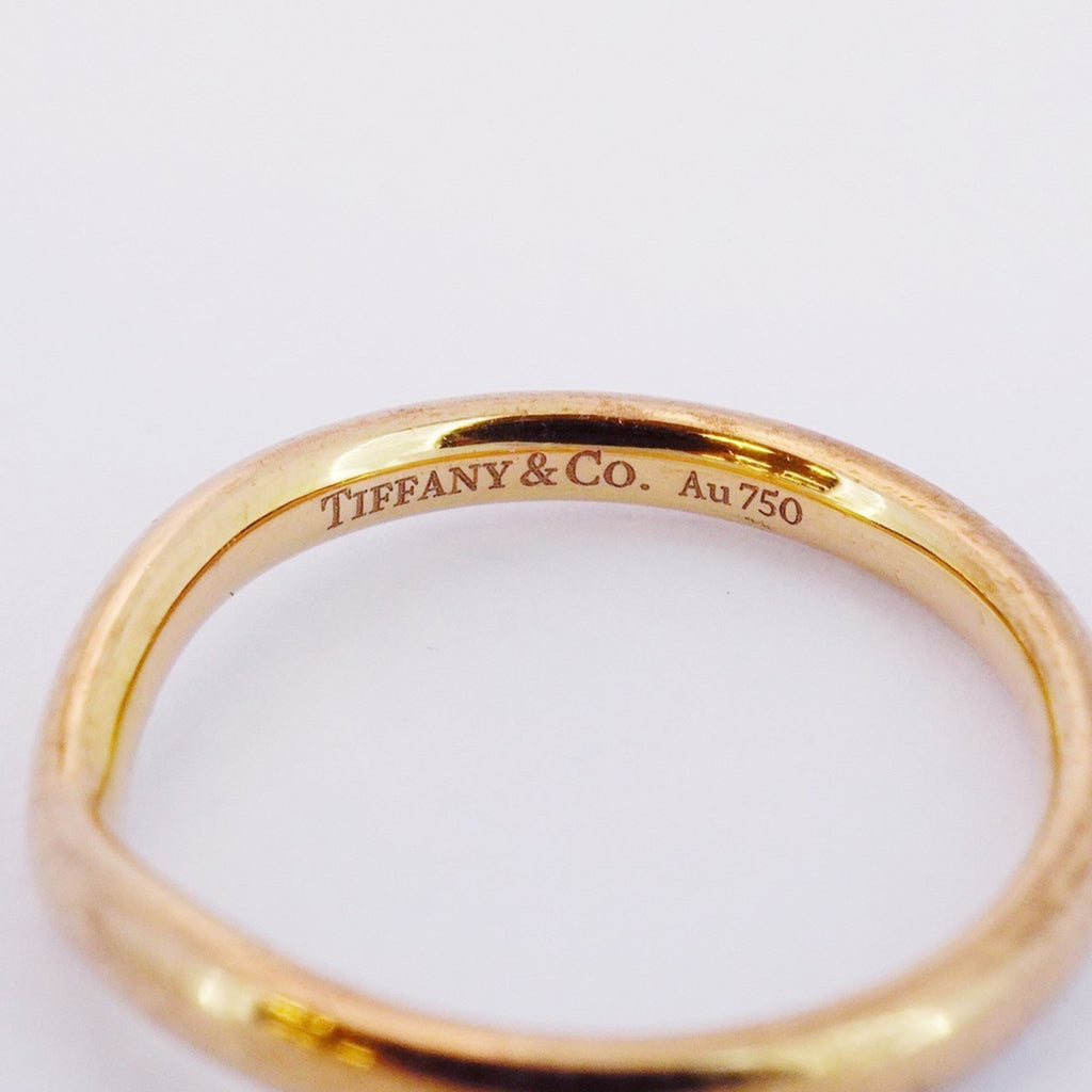 Band Ring 18K Rose Gold with Diamond