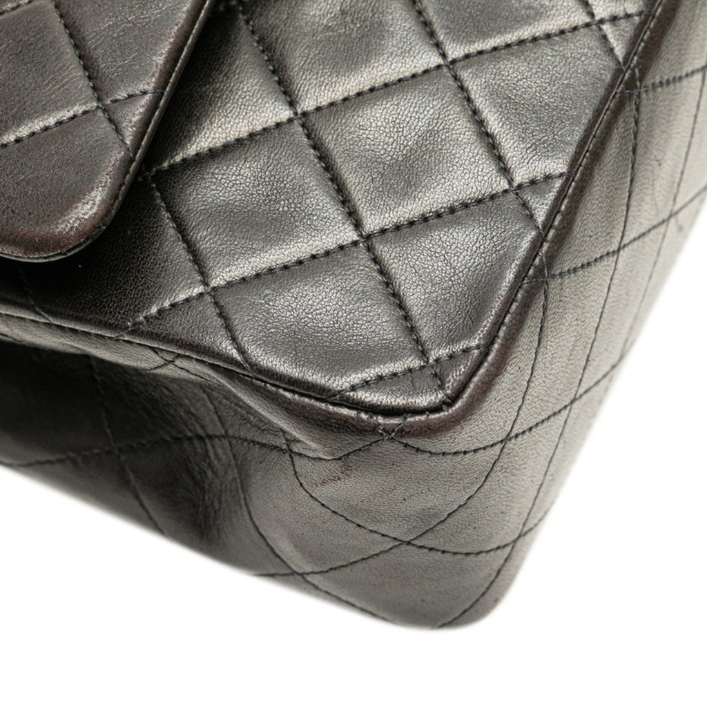 Vintage Classic Double Flap Bag Quilted Lambskin Medium