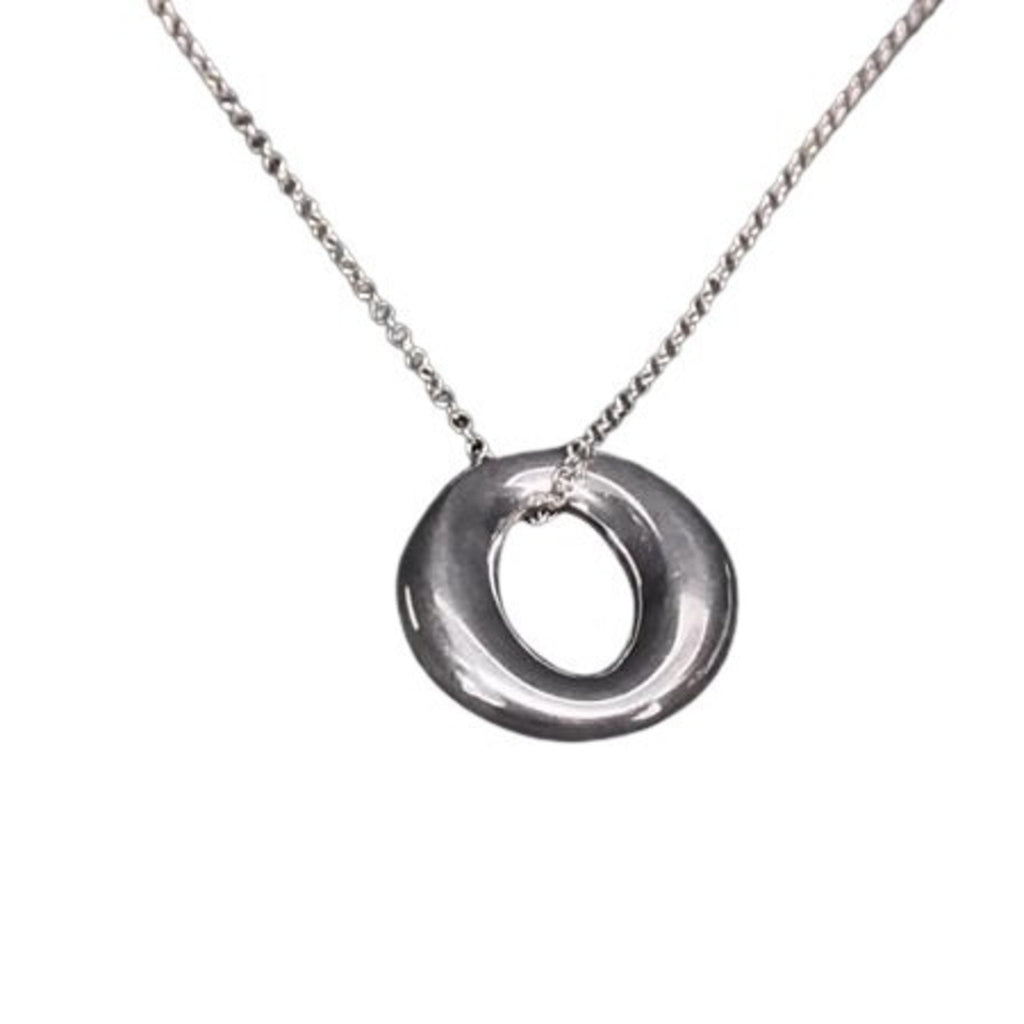 Elsa Peretti Pendant Necklace Sterling Silver 14mm