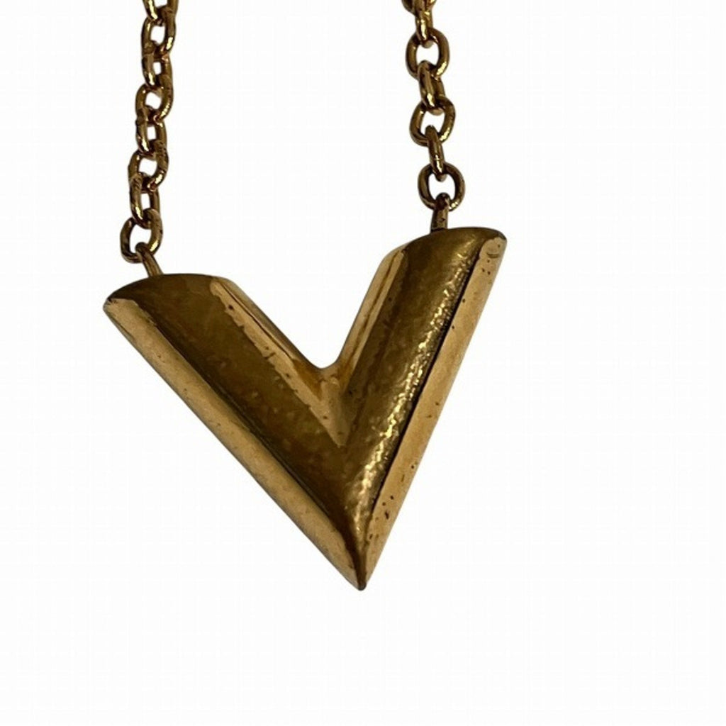 Collier Essential V Pendant Necklace Gold