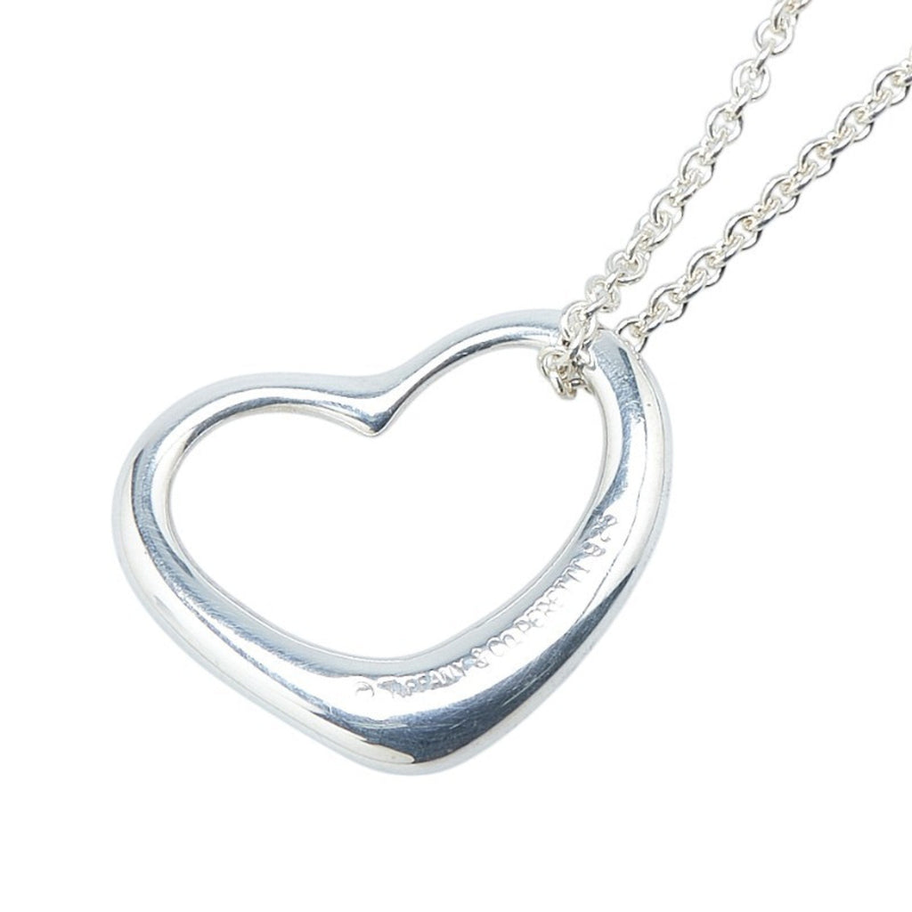 Heart Pendant Necklace Sterling Silver
