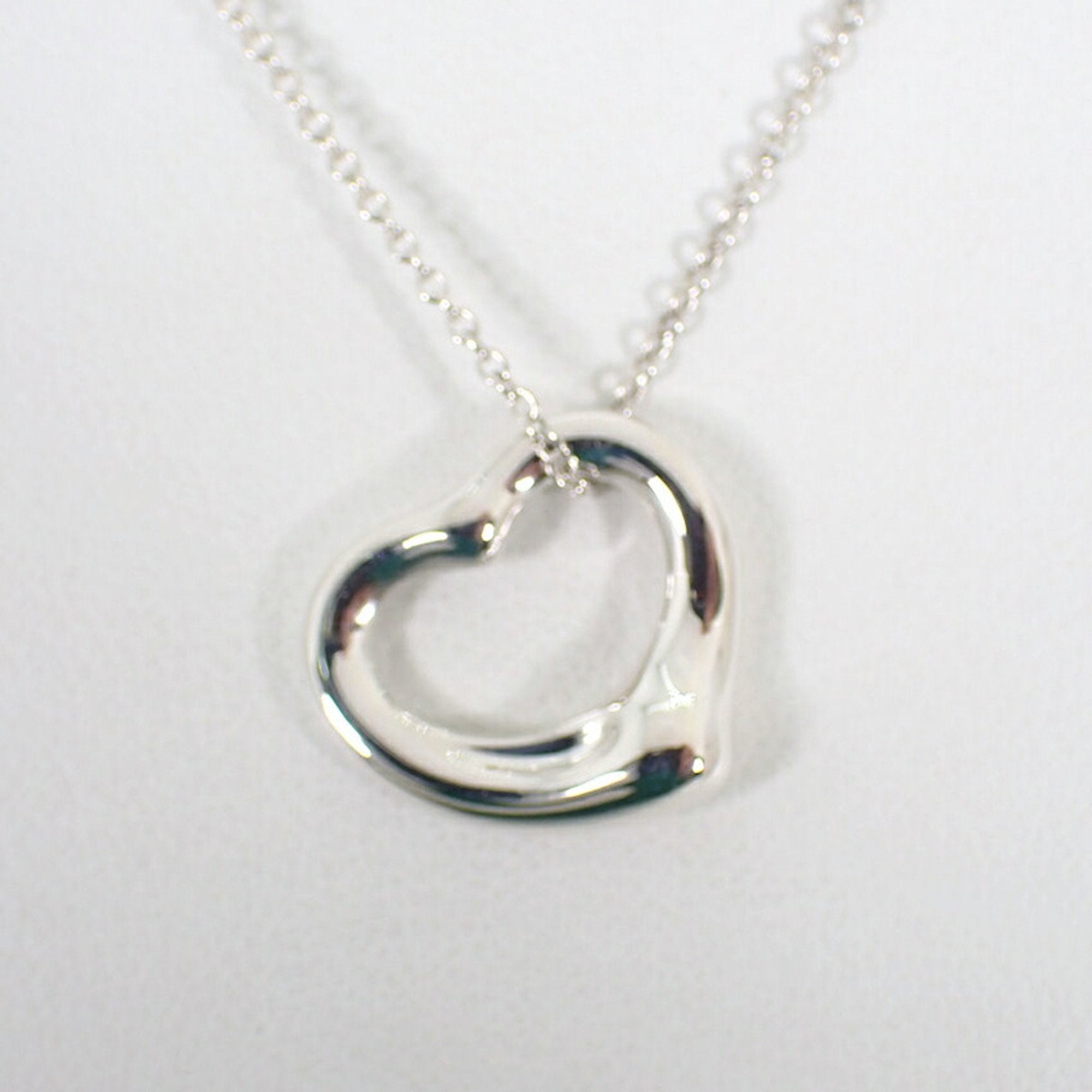 Heart Pendant Necklace Sterling Silver
