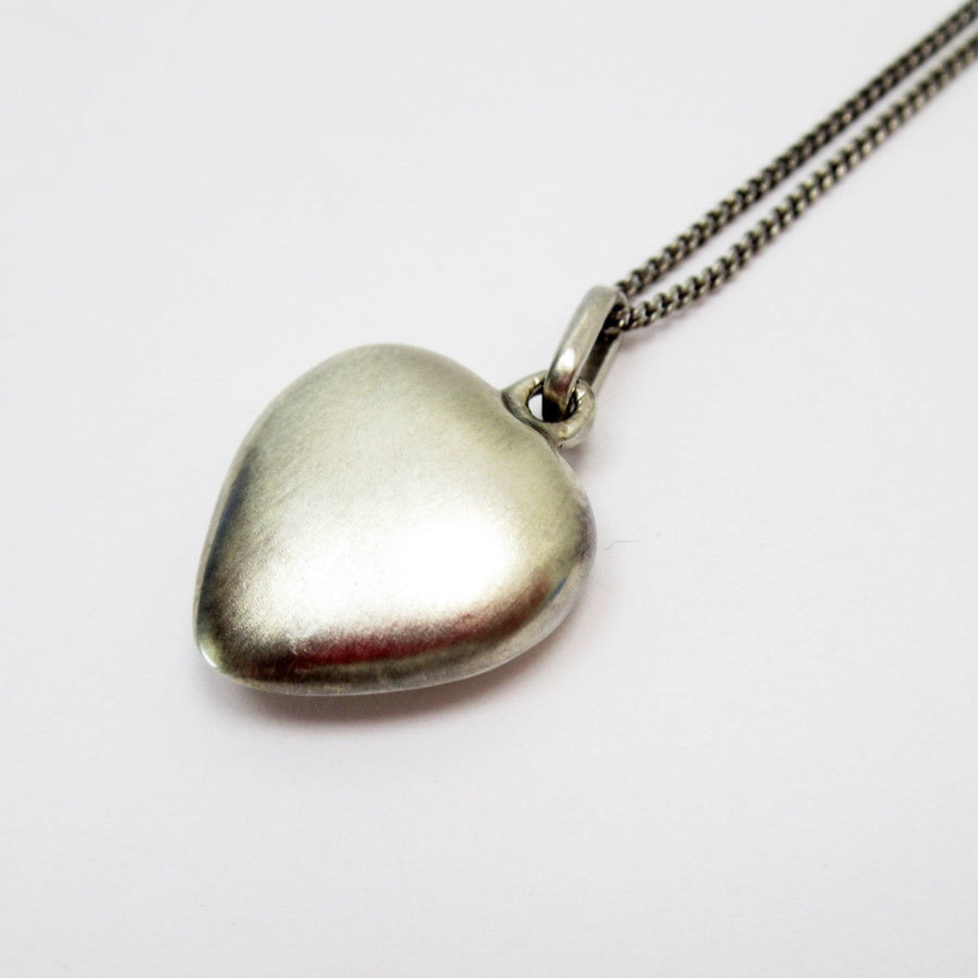 Pendant Necklace Silver Metal