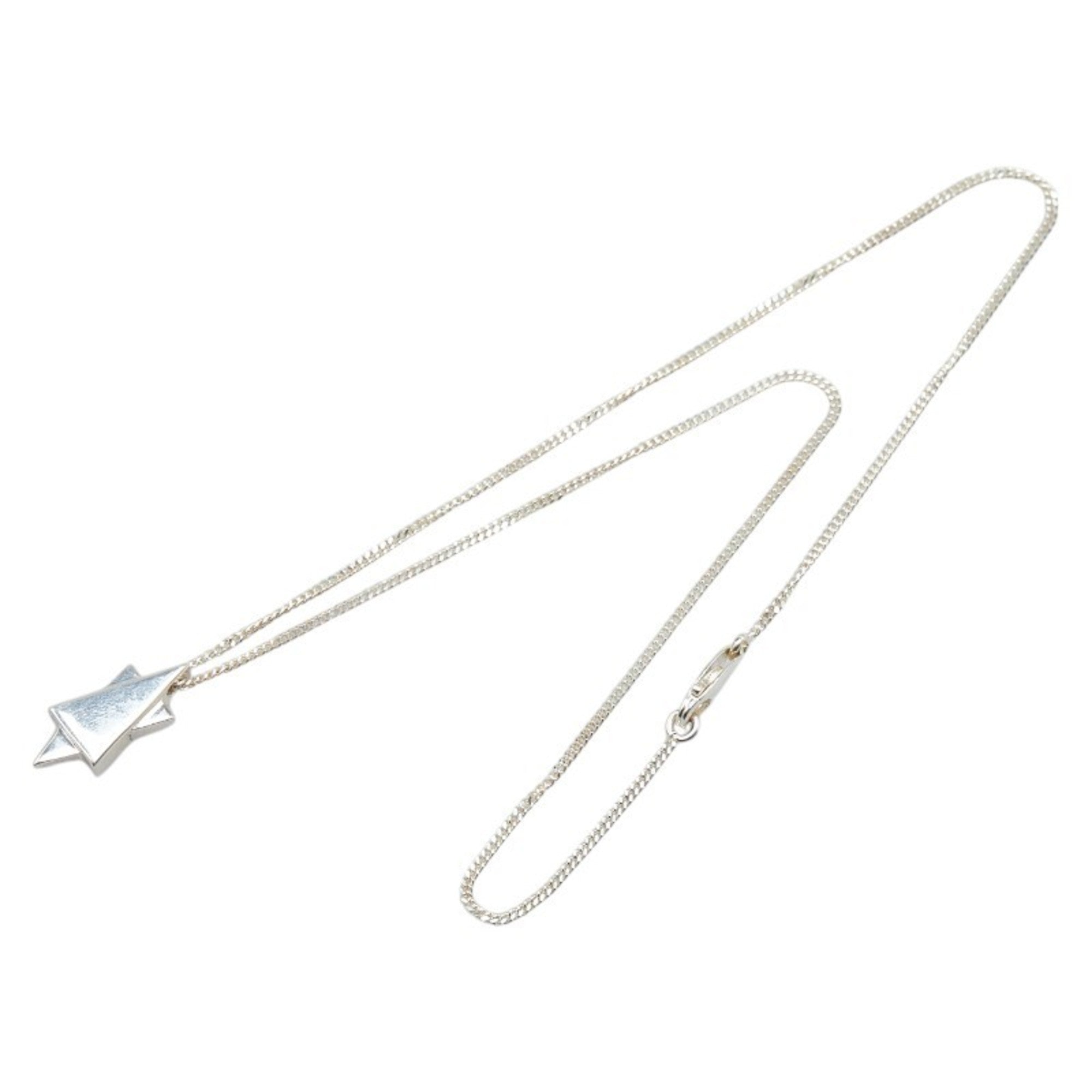 Star Of David Pendant Necklace Sterling Silver